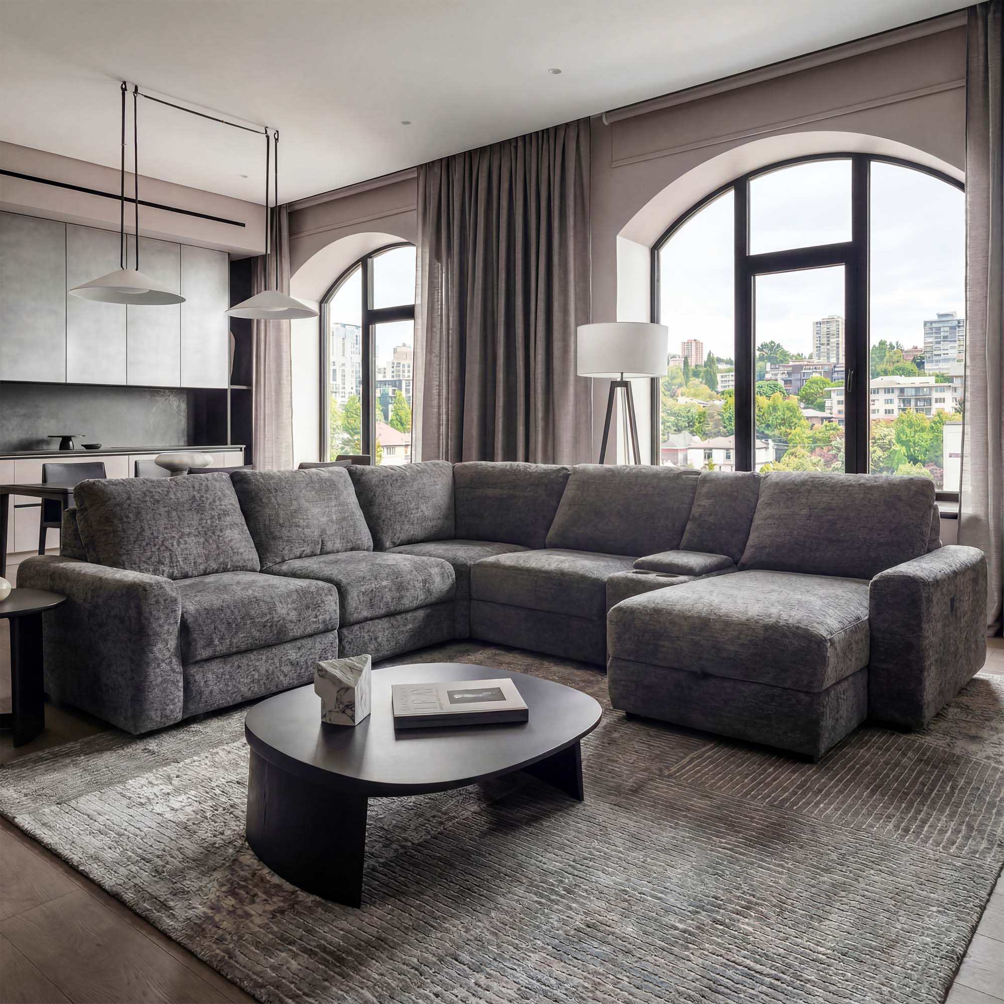 Infinity 6-Piece Power Slide Sectional