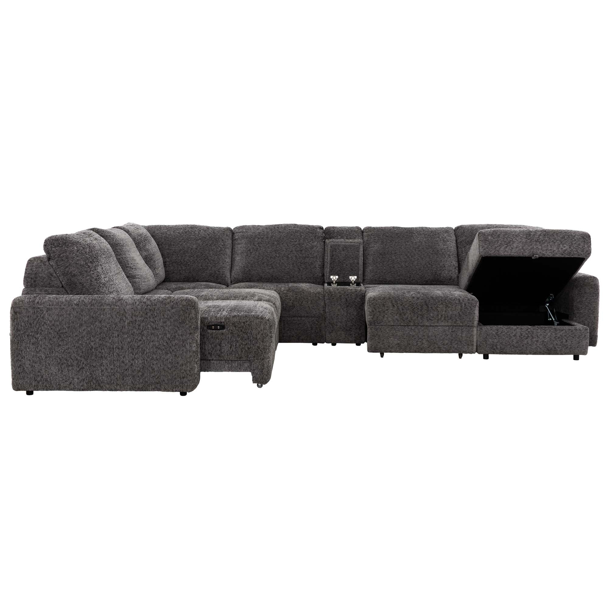 Infinity 7-Piece Power Slide Sectional