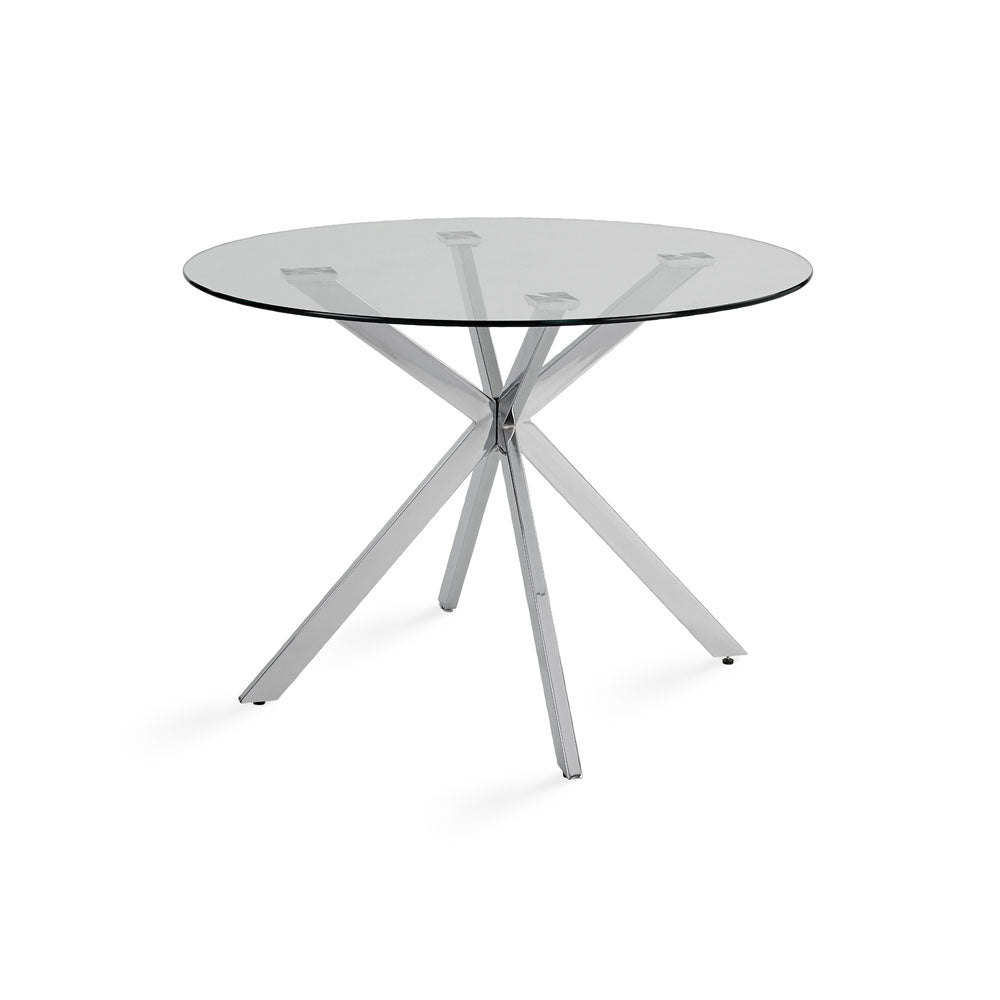 Ivanna Silver Dining Table.