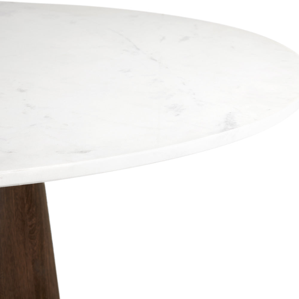 Ryder Dining Table with Marble Top.