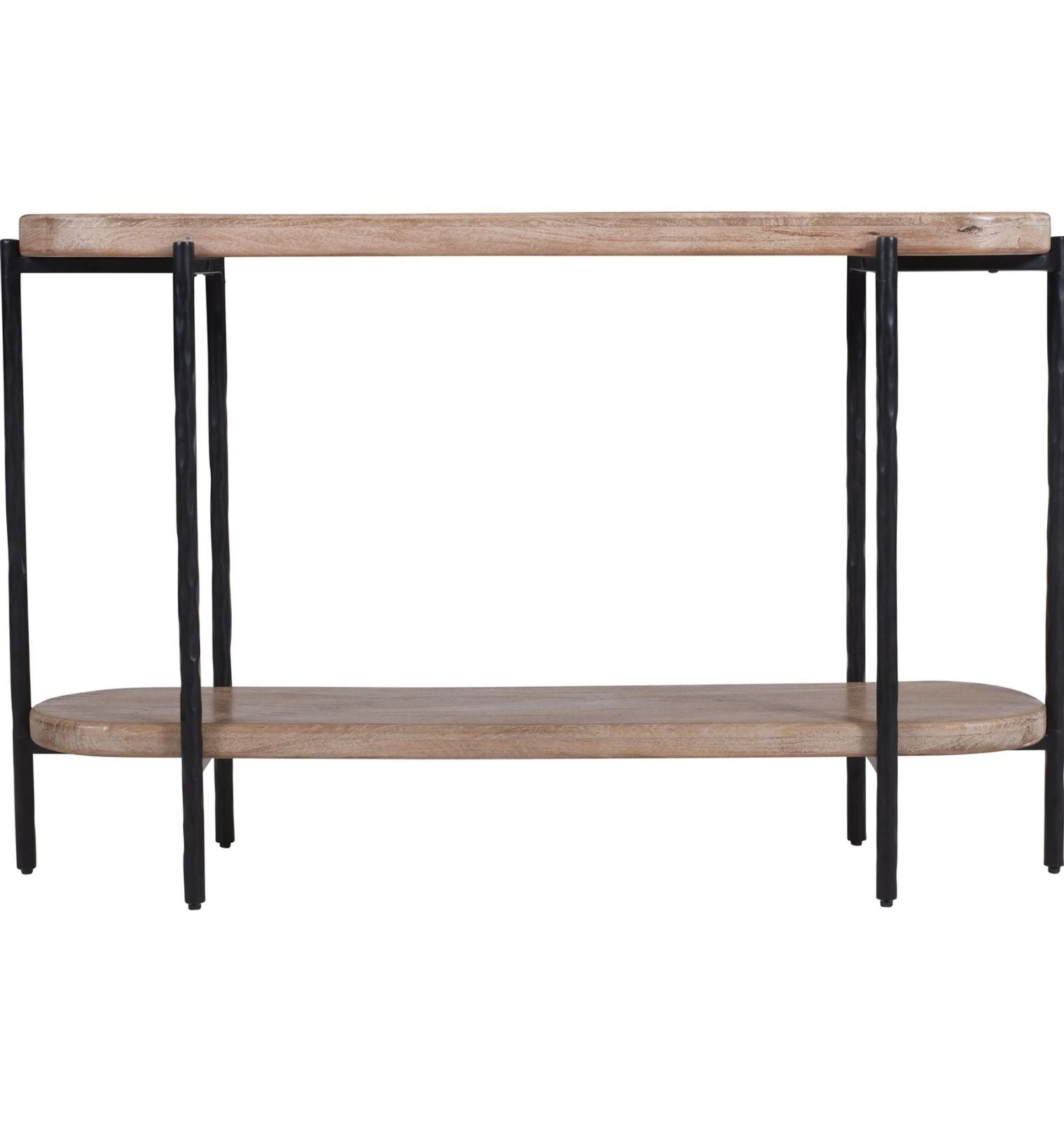 Johar 52" Console Table in Natural and Black
