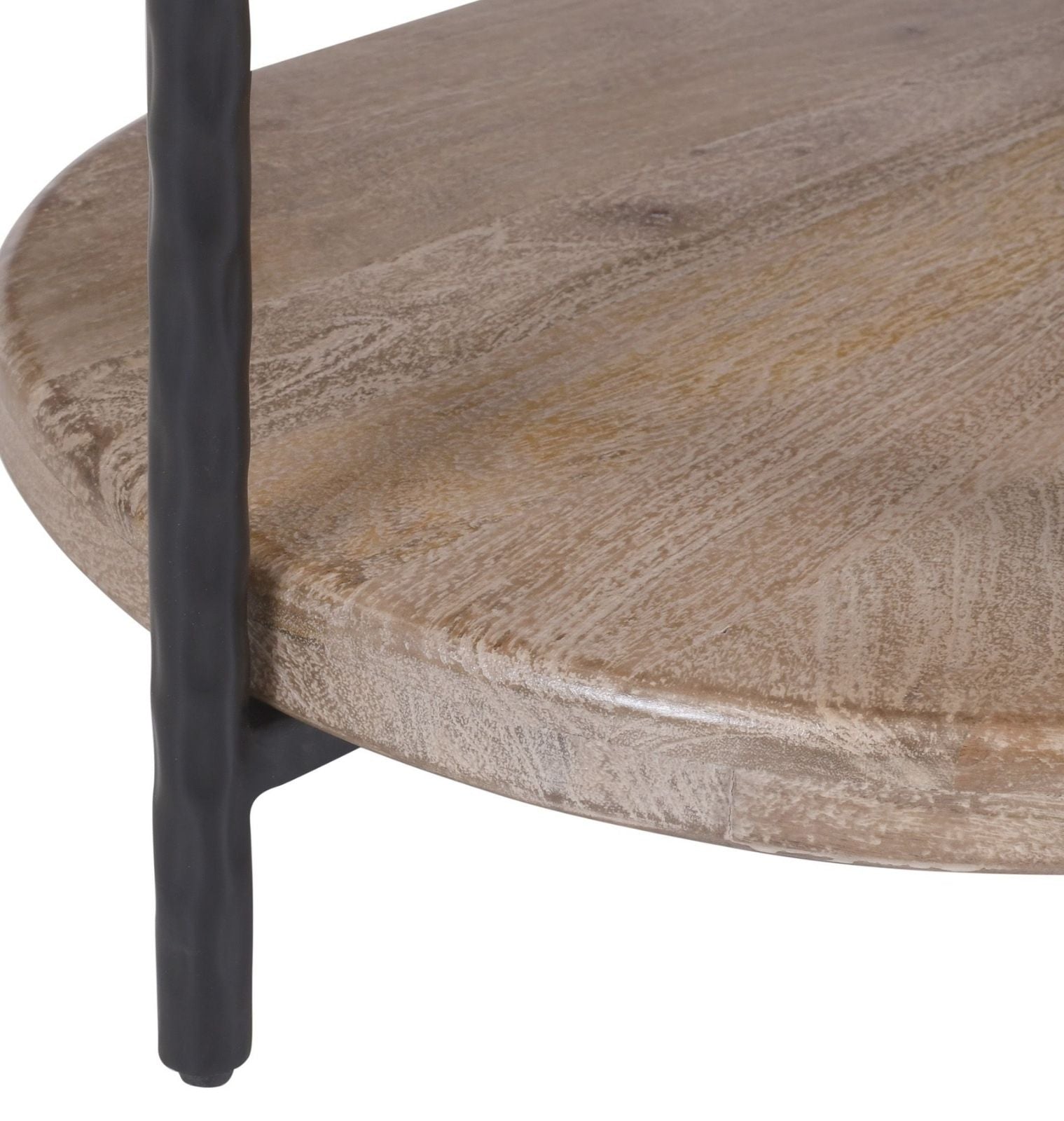 Johar 52" Console Table in Natural and Black