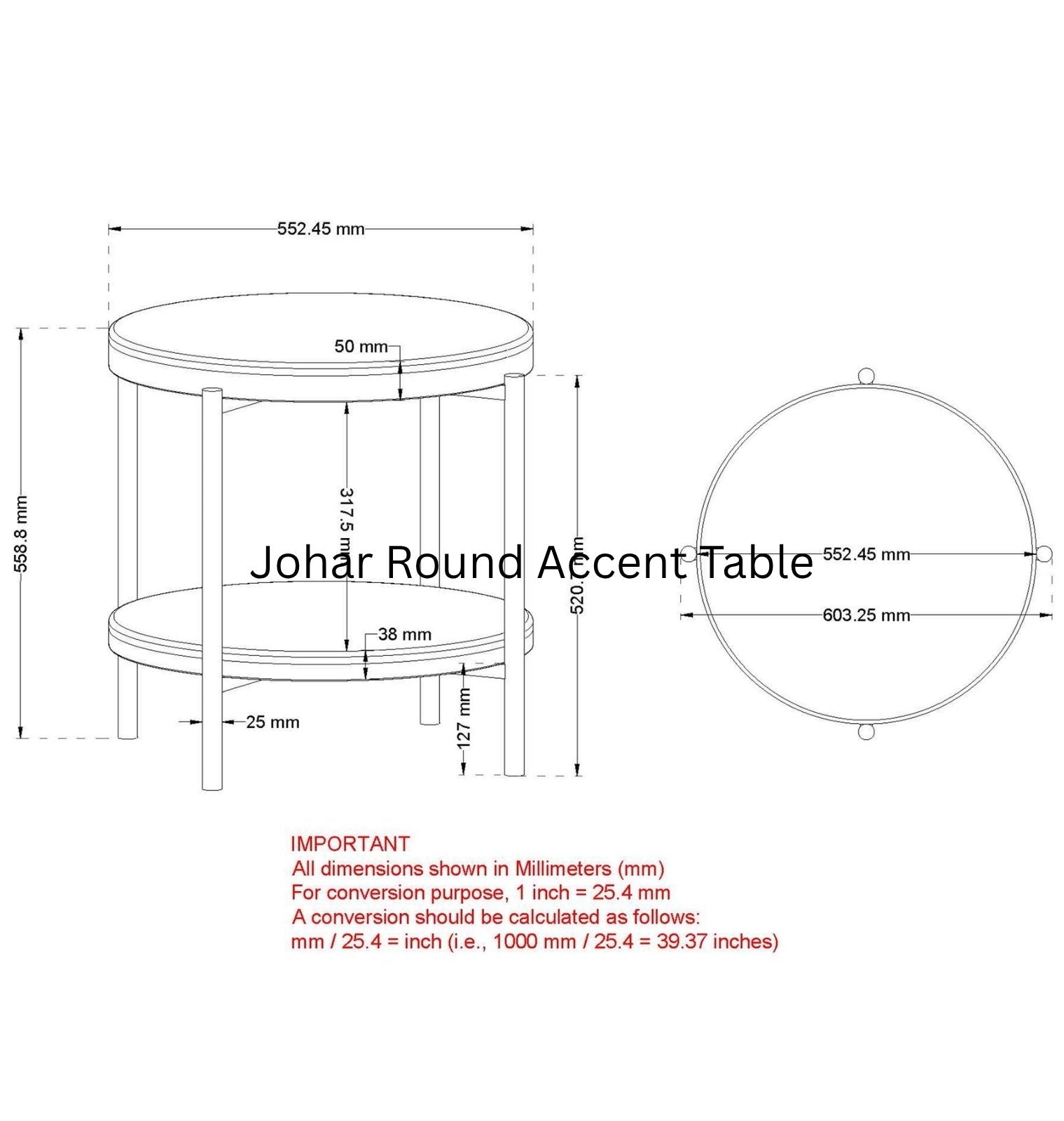 Table basse Camdill