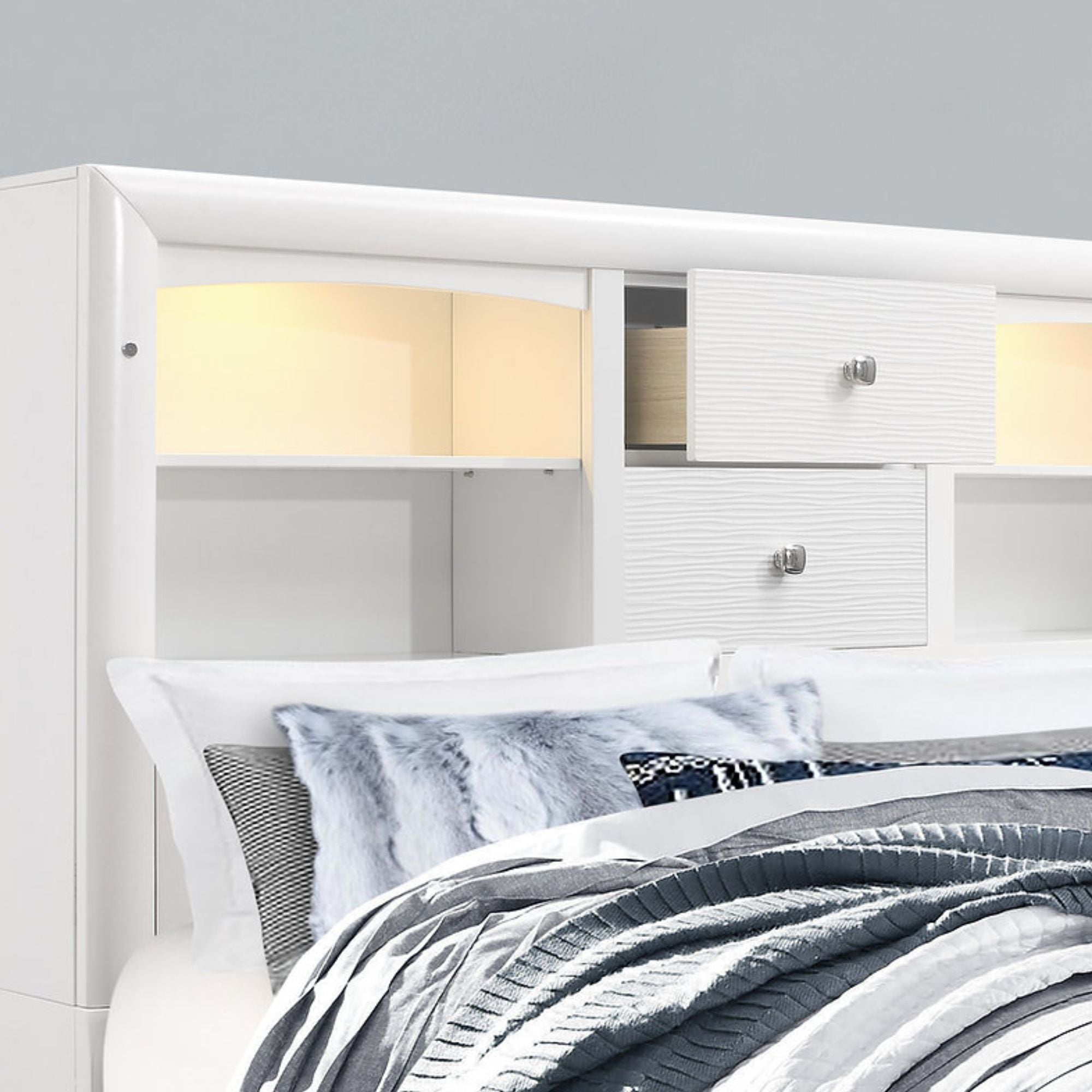 Jordyn Bedroom Set in White | CastleUp Experience Centre