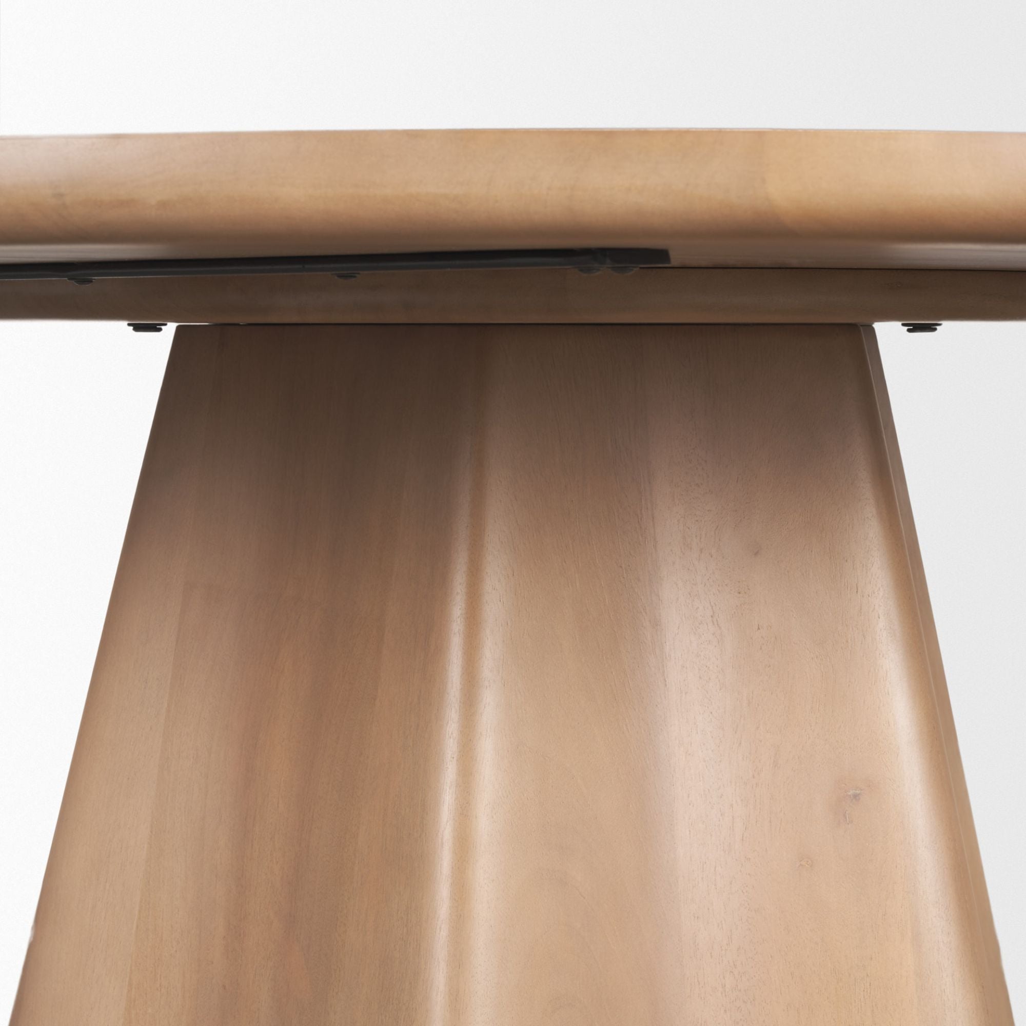 Mercana Jovani 60" Round Pedestal Dining Table Light Brown