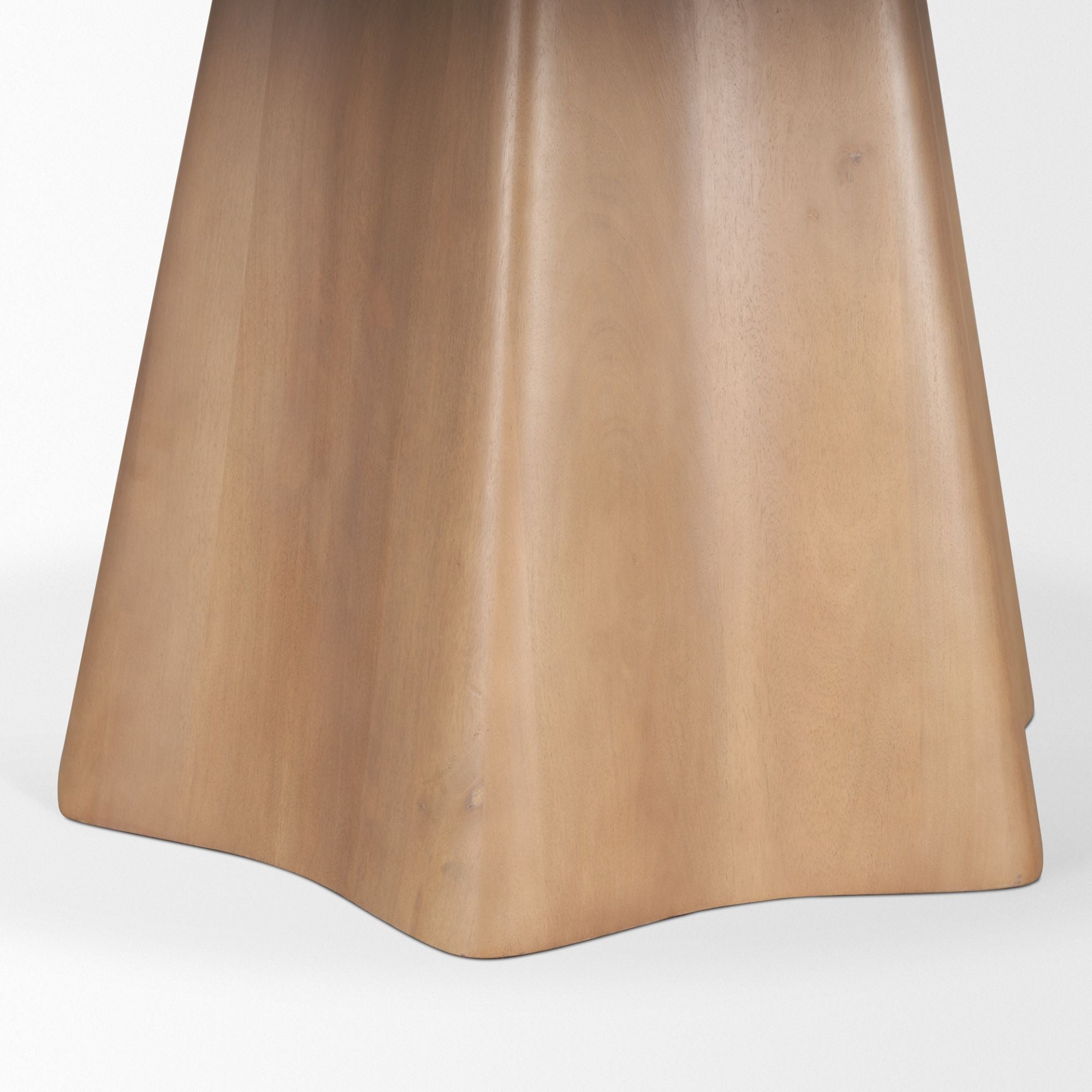 Mercana Jovani 60" Round Pedestal Dining Table Light Brown