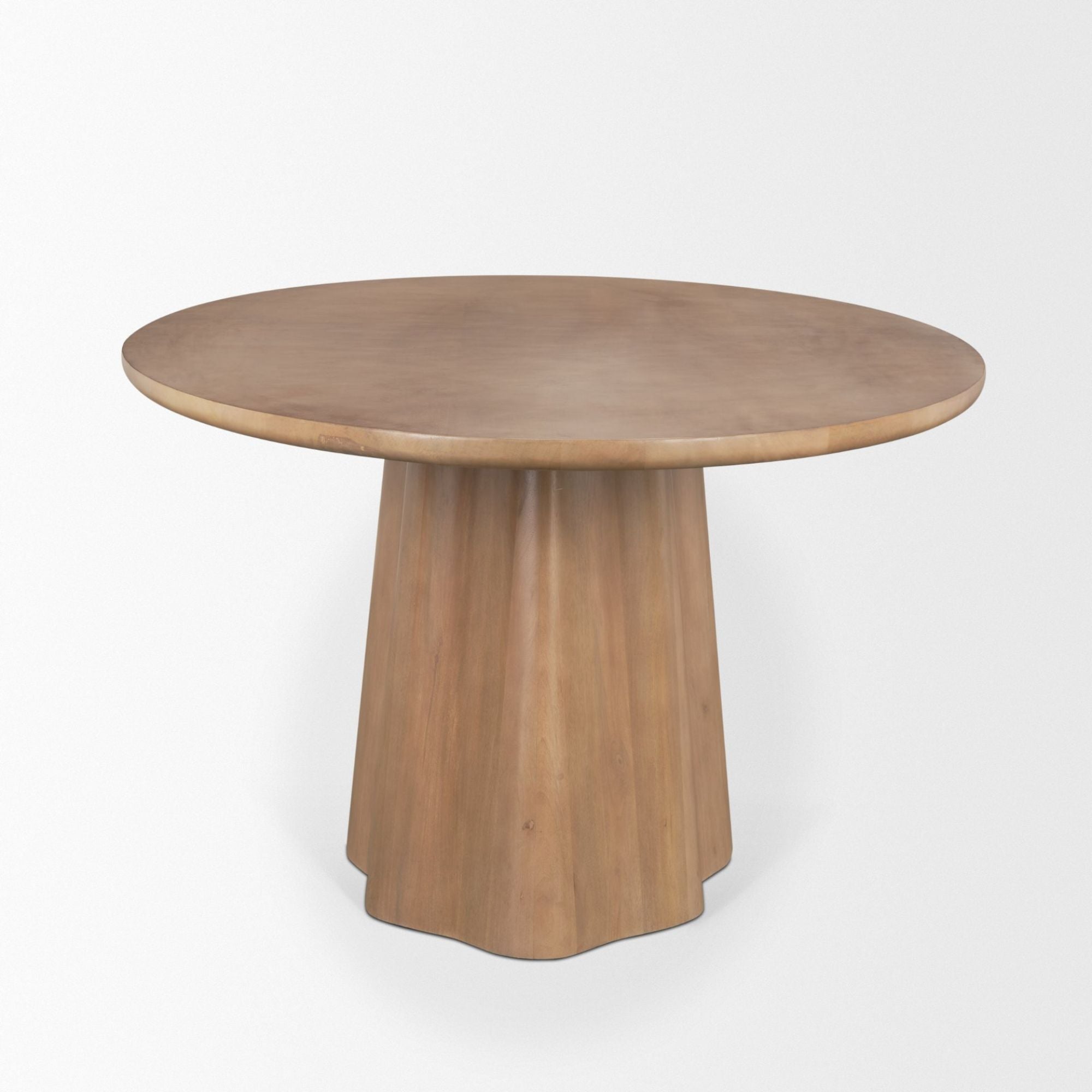 Mercana Jovani 94 inch Oval Dining Table Light Brown