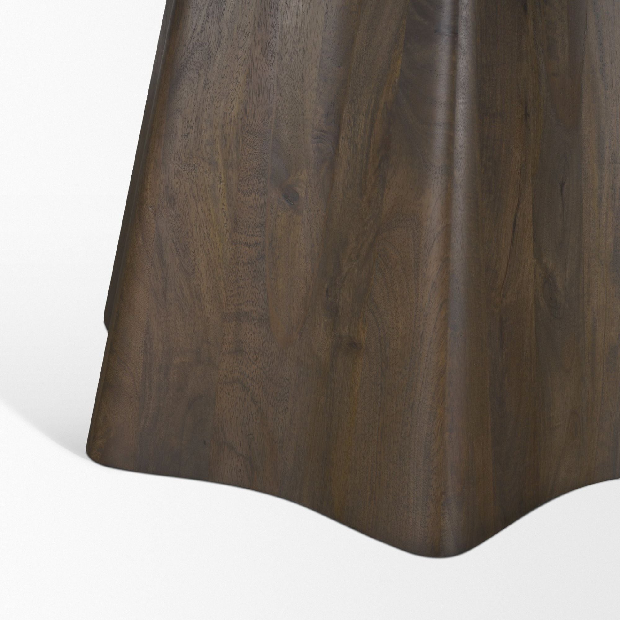Mercana Jovani 60" Round Pedestal Dining Table Dark Brown