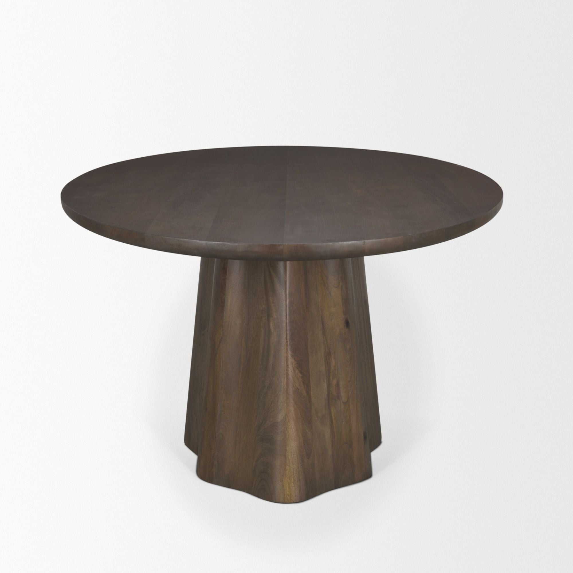 Mercana Jovani 94 inch Oval Dining Table Dark Brown