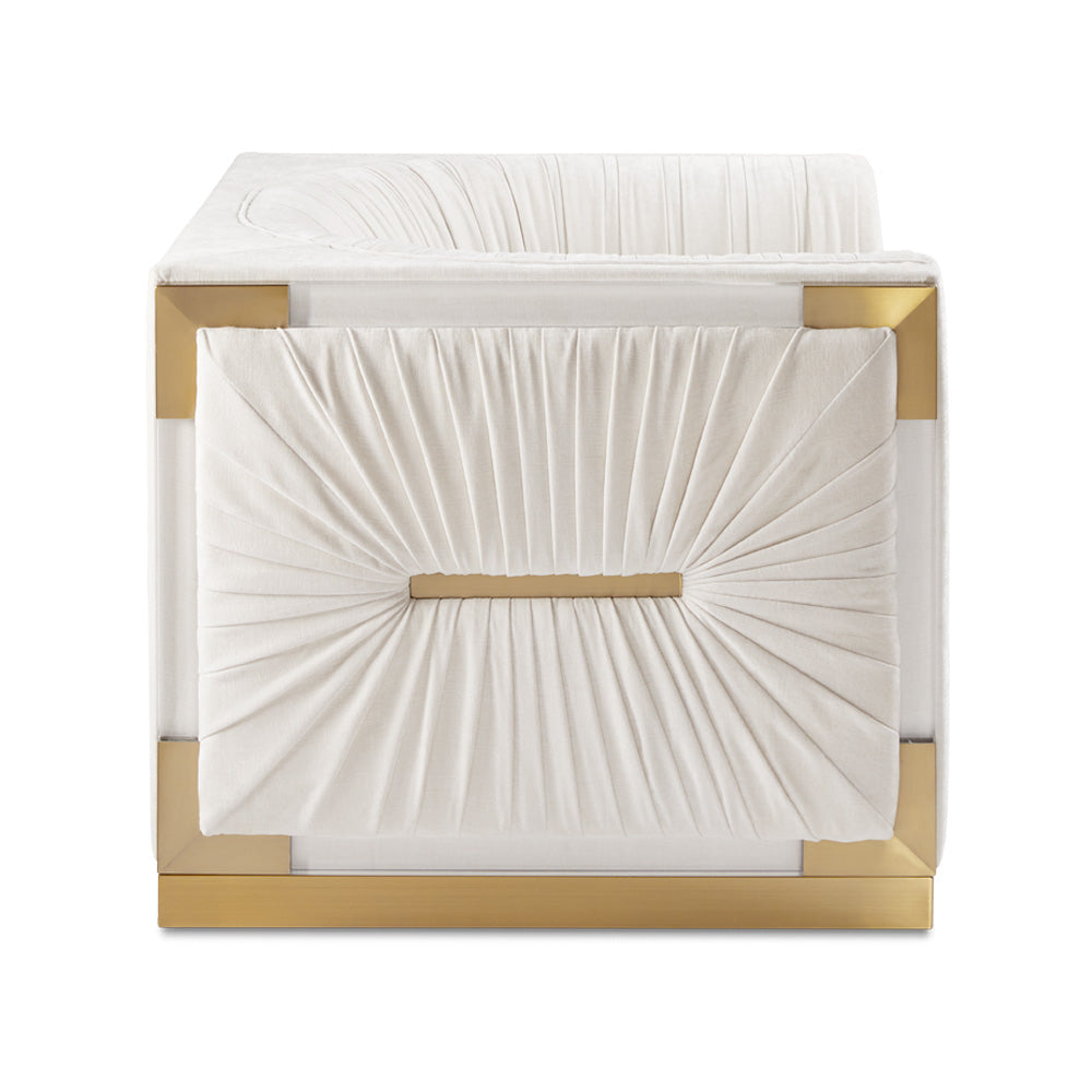 Julius Gold Accent Chair.