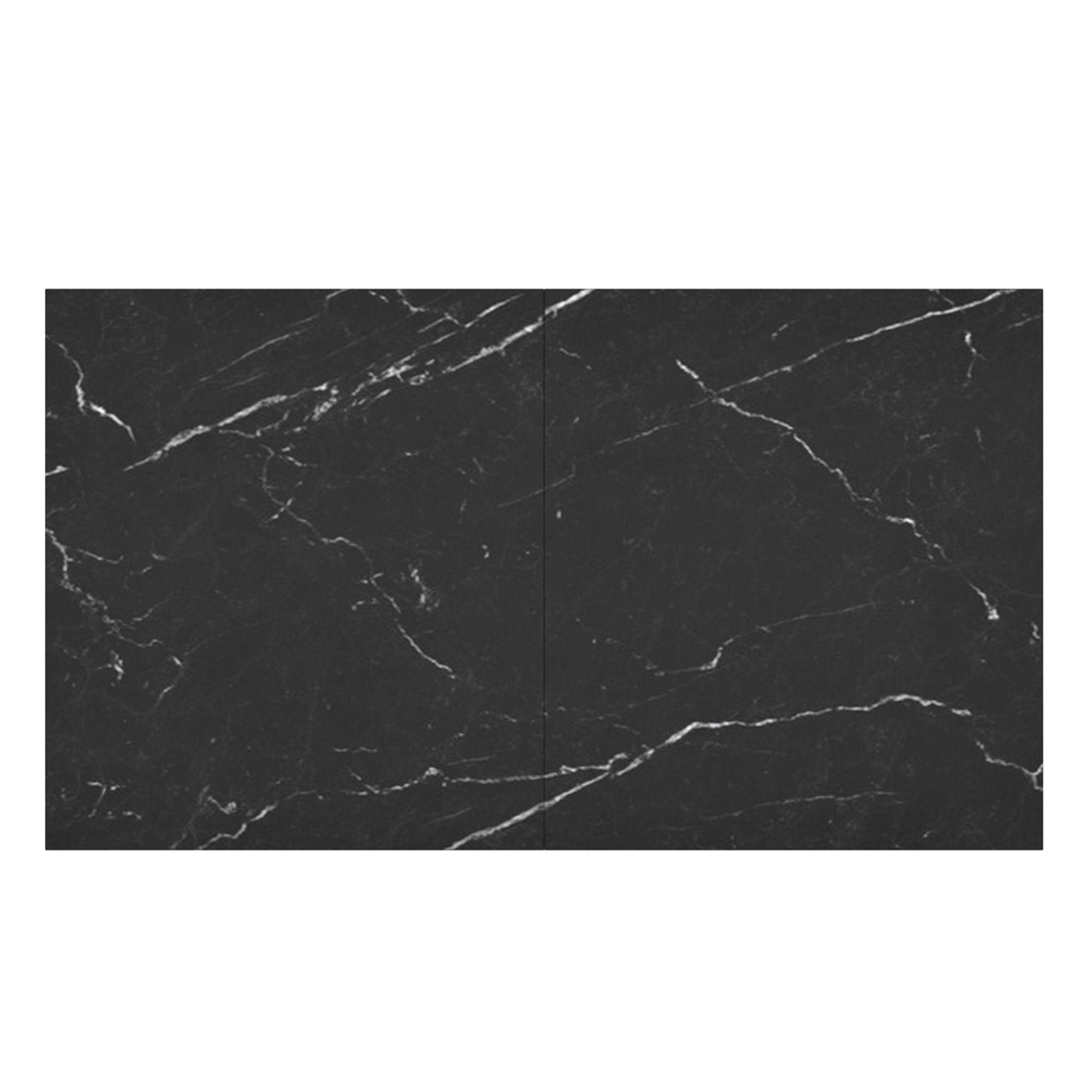 Julius 63"–79" Extension Sintered Stone Dining Table Black