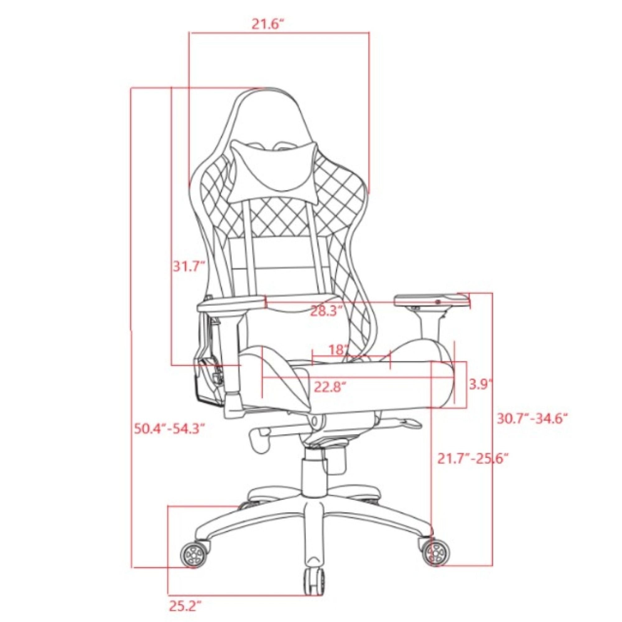 Vortex Edge Pro Gaming Chair Black | CastleUp Experience Centre Online Furniture