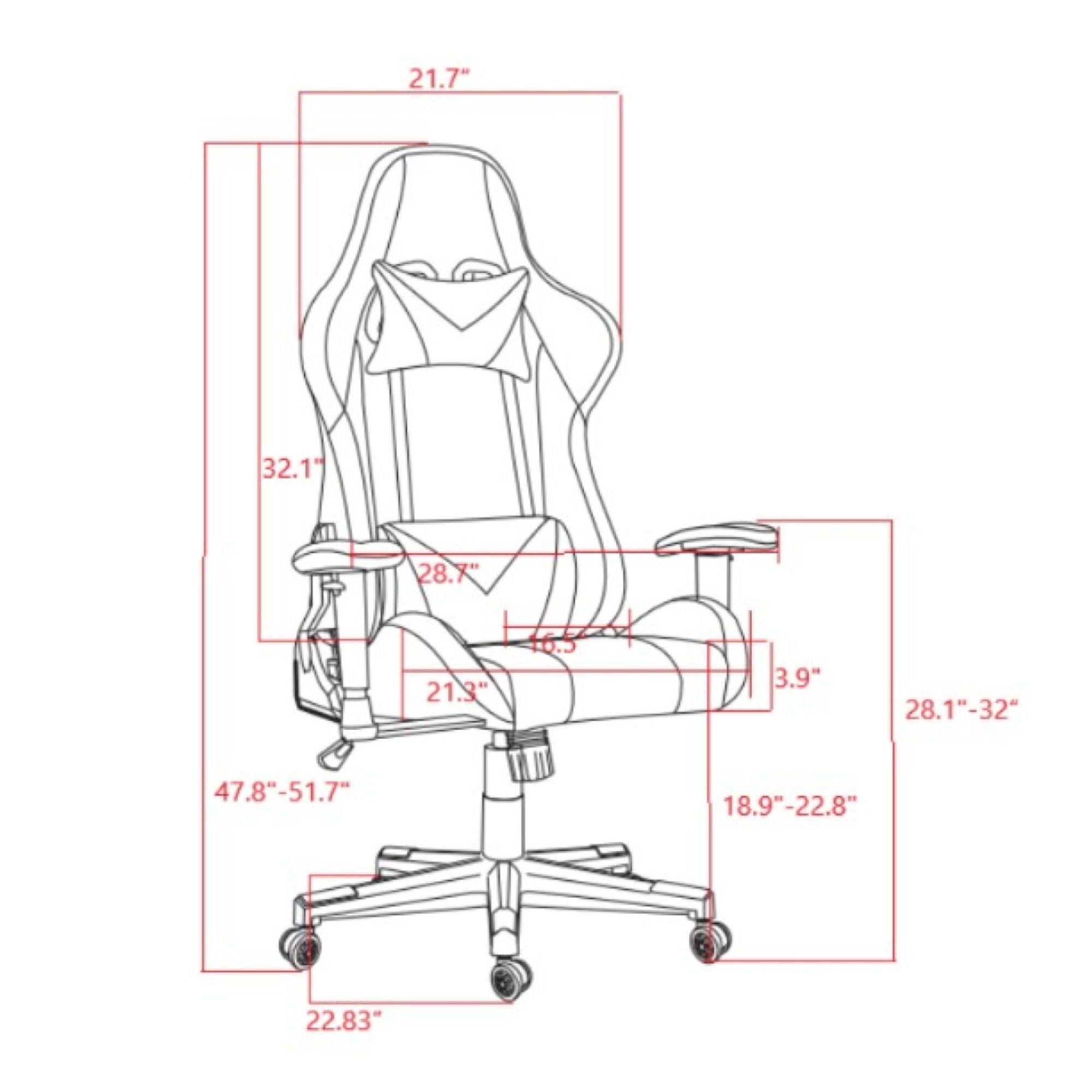 Vortex Edge Pro Gaming Chair Blue