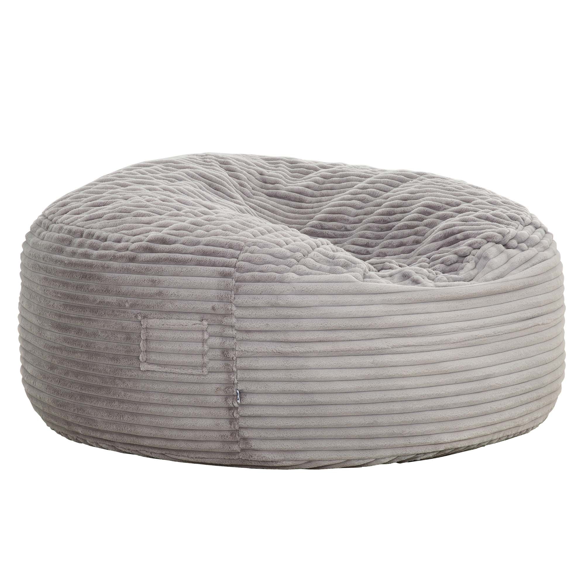 Sealy® Kade 6-Foot Bean Bag Lounger – Grey
