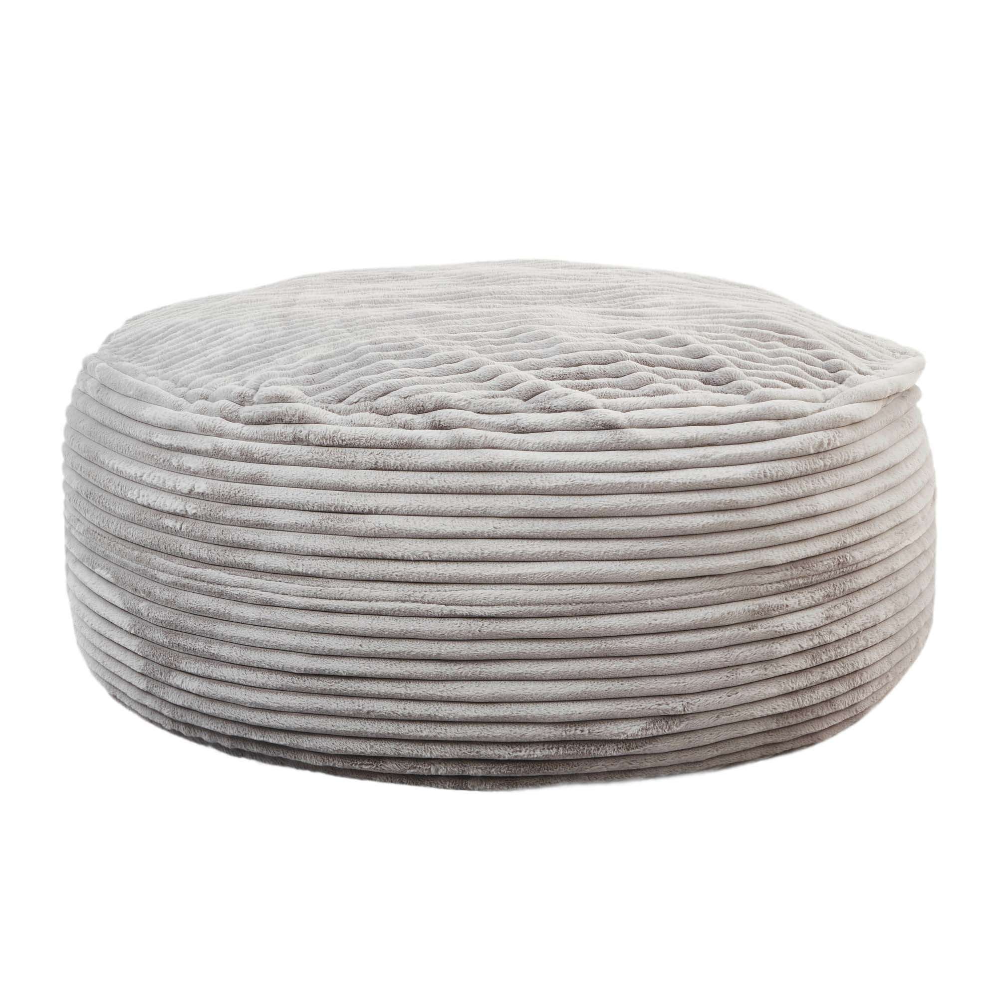 Sealy® Kade 6-Foot Bean Bag Lounger – Grey