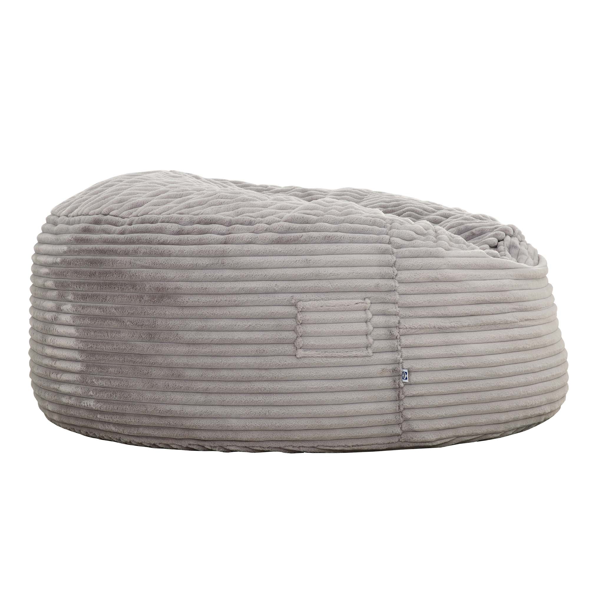 Sealy® Kade 6-Foot Bean Bag Lounger – Grey