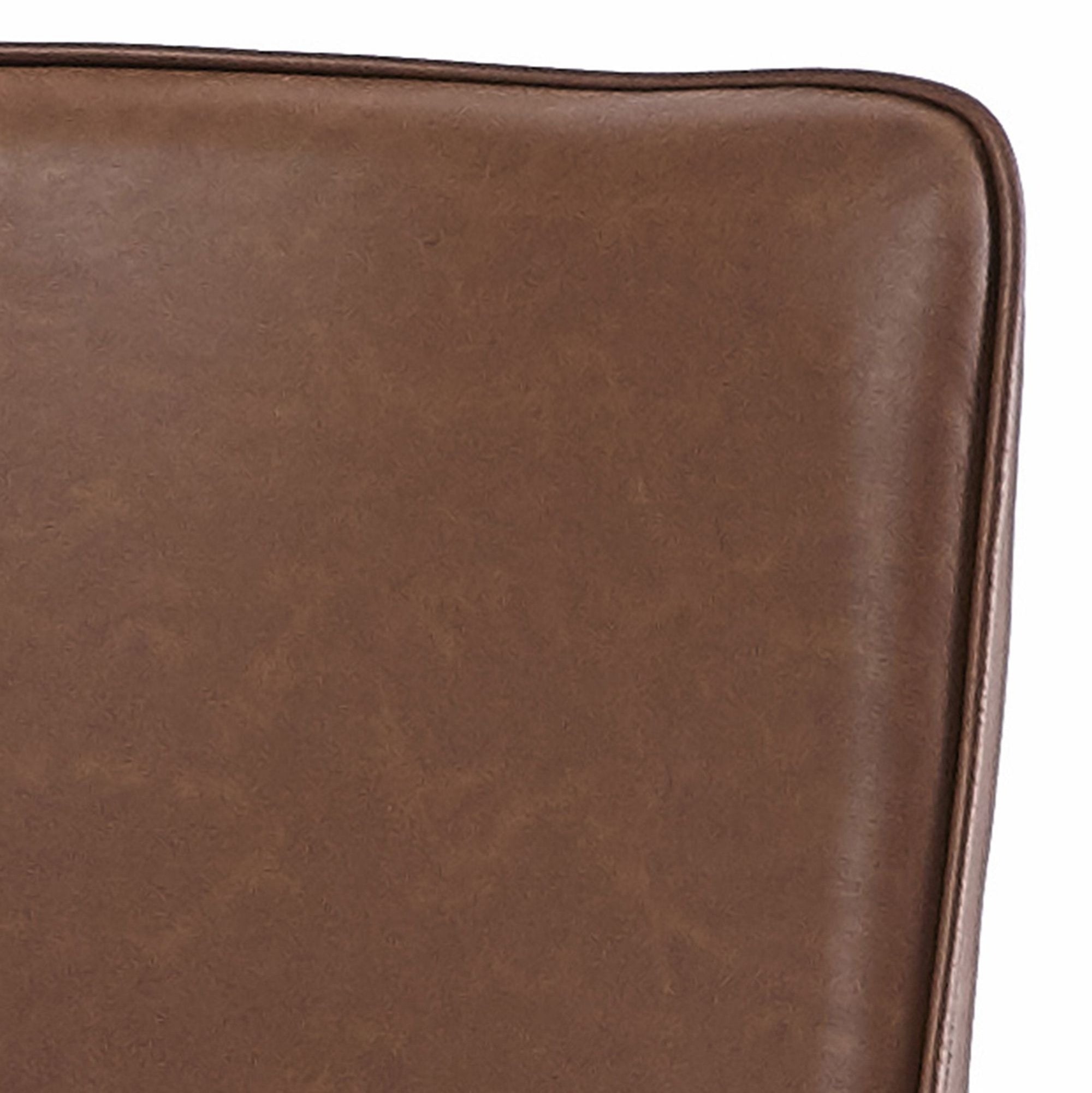 Chaise de salle à manger Caspian moderne du milieu du siècle, couleur sable (lot de 2)