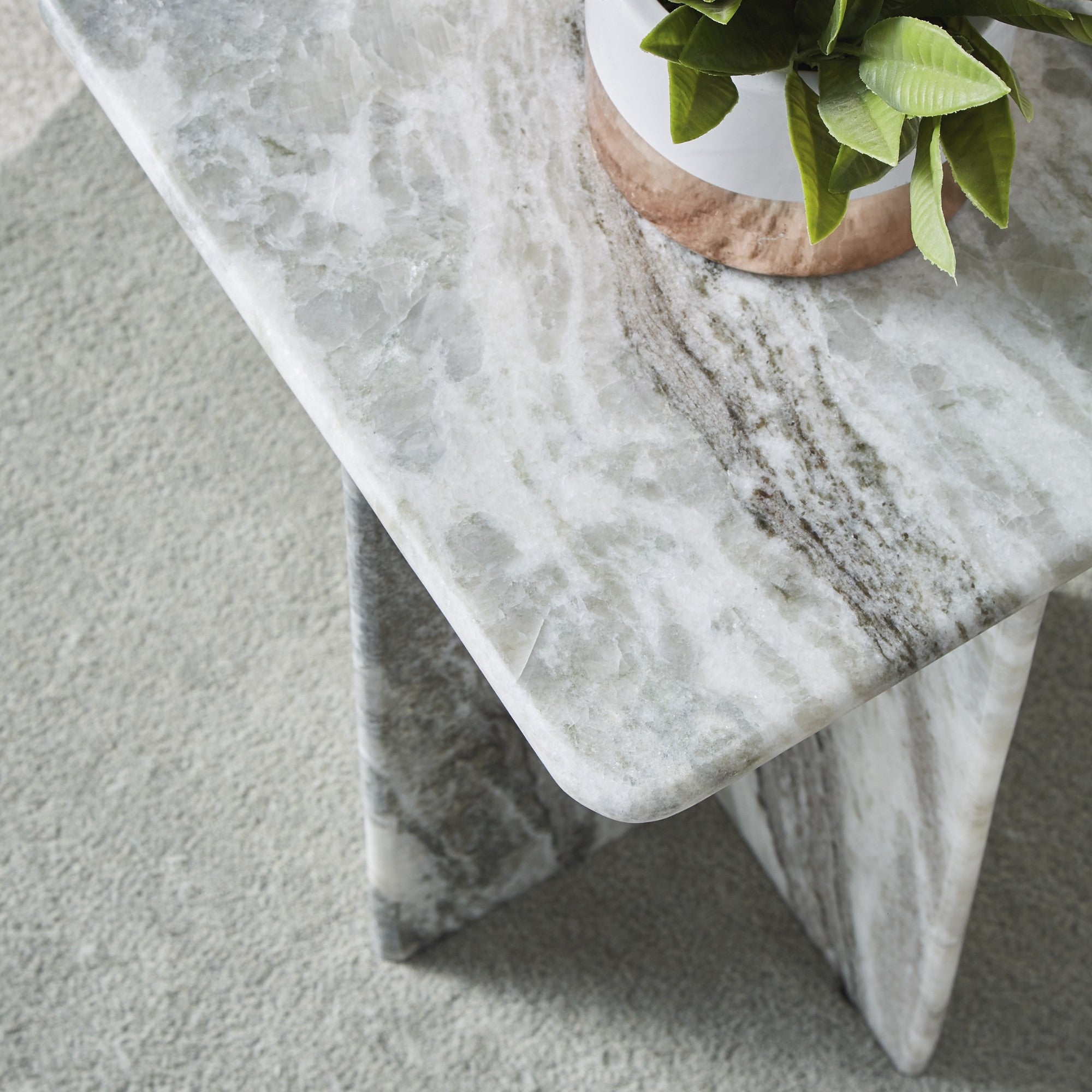 Keithwell Marble Accent Table
