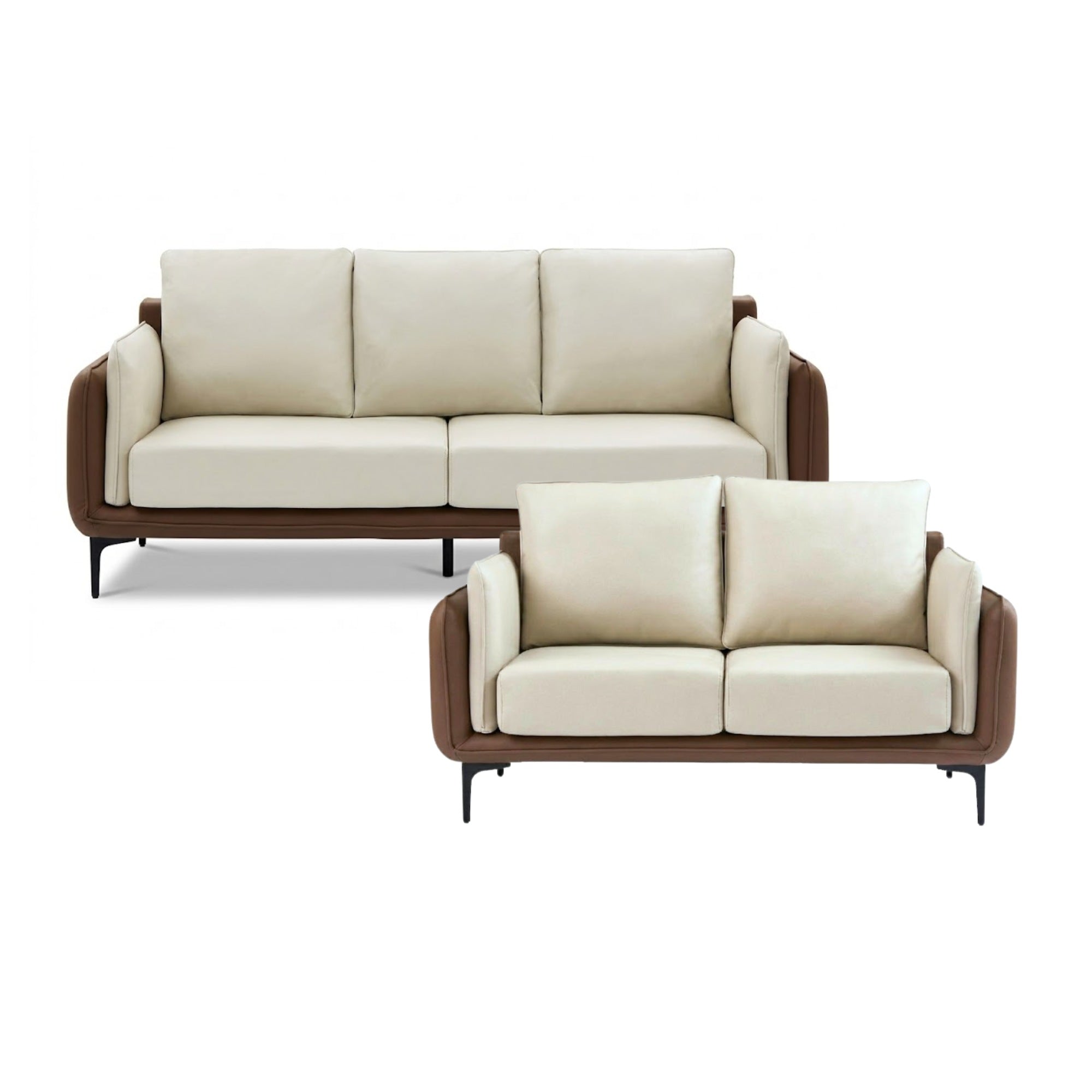 Kensington Two-Tone Sofa Set | CastleUp Experience Centre Online Furniture