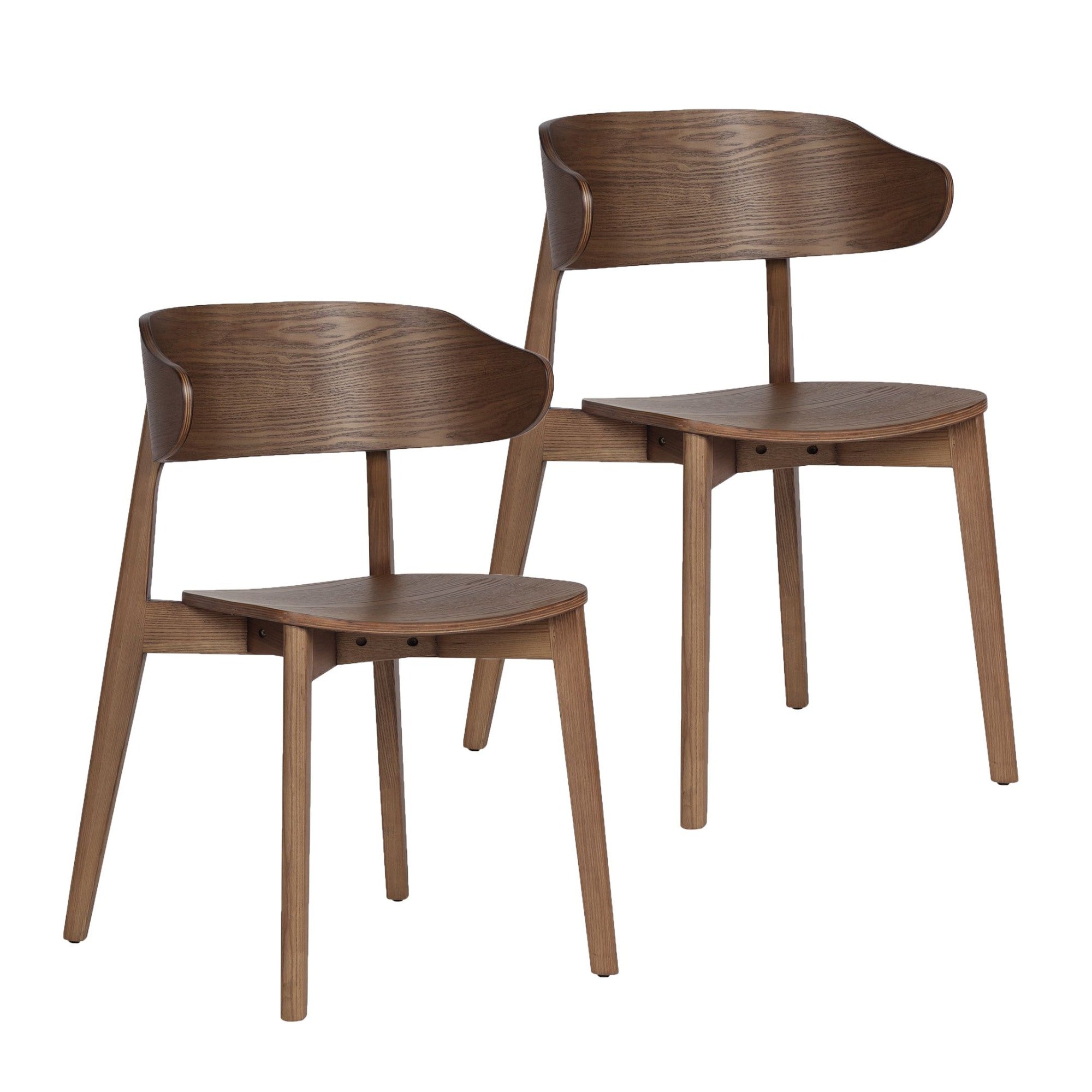 Khari Dining Chair in Walnut (Set of 2)
