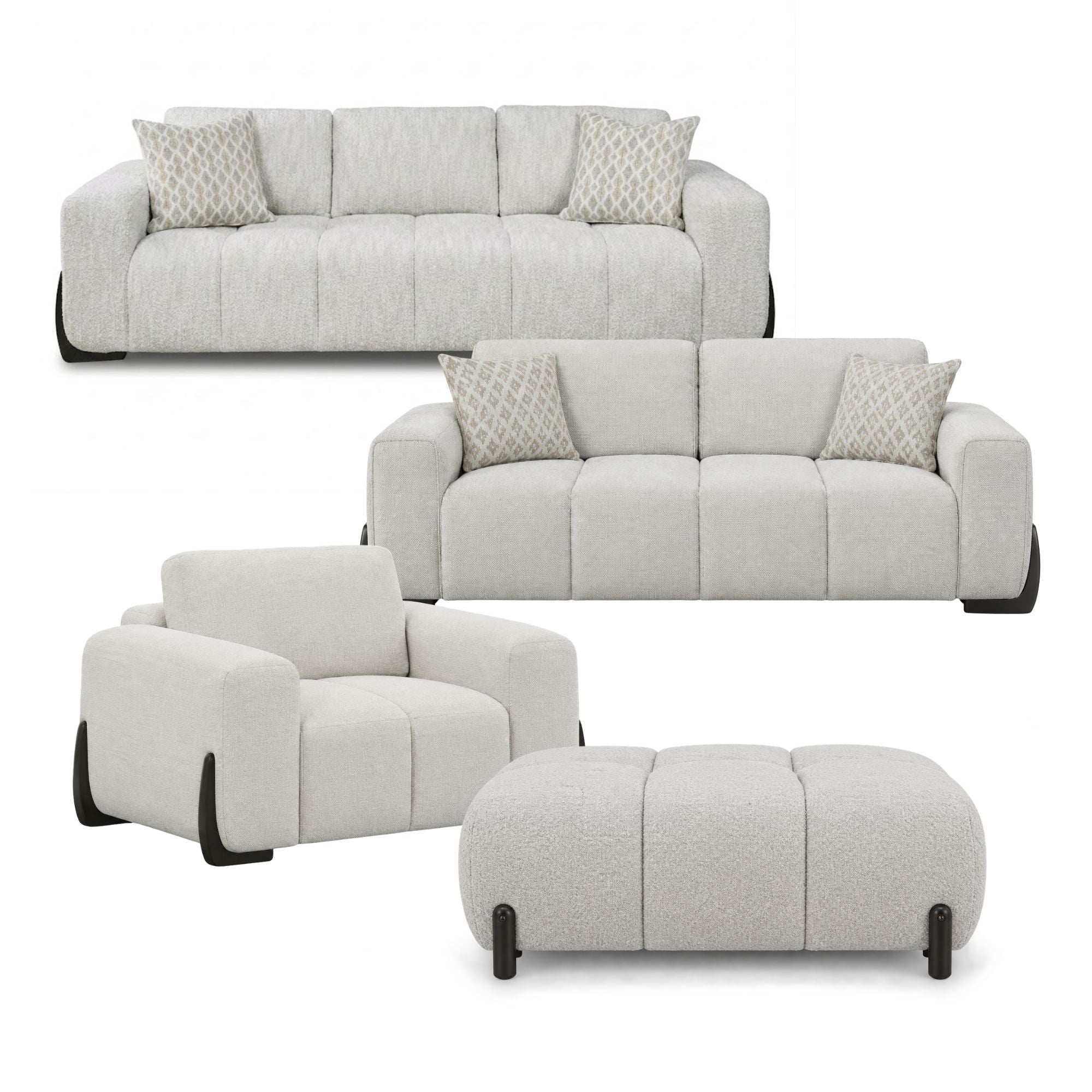 Canadian-made Parker Modern Sofa Set