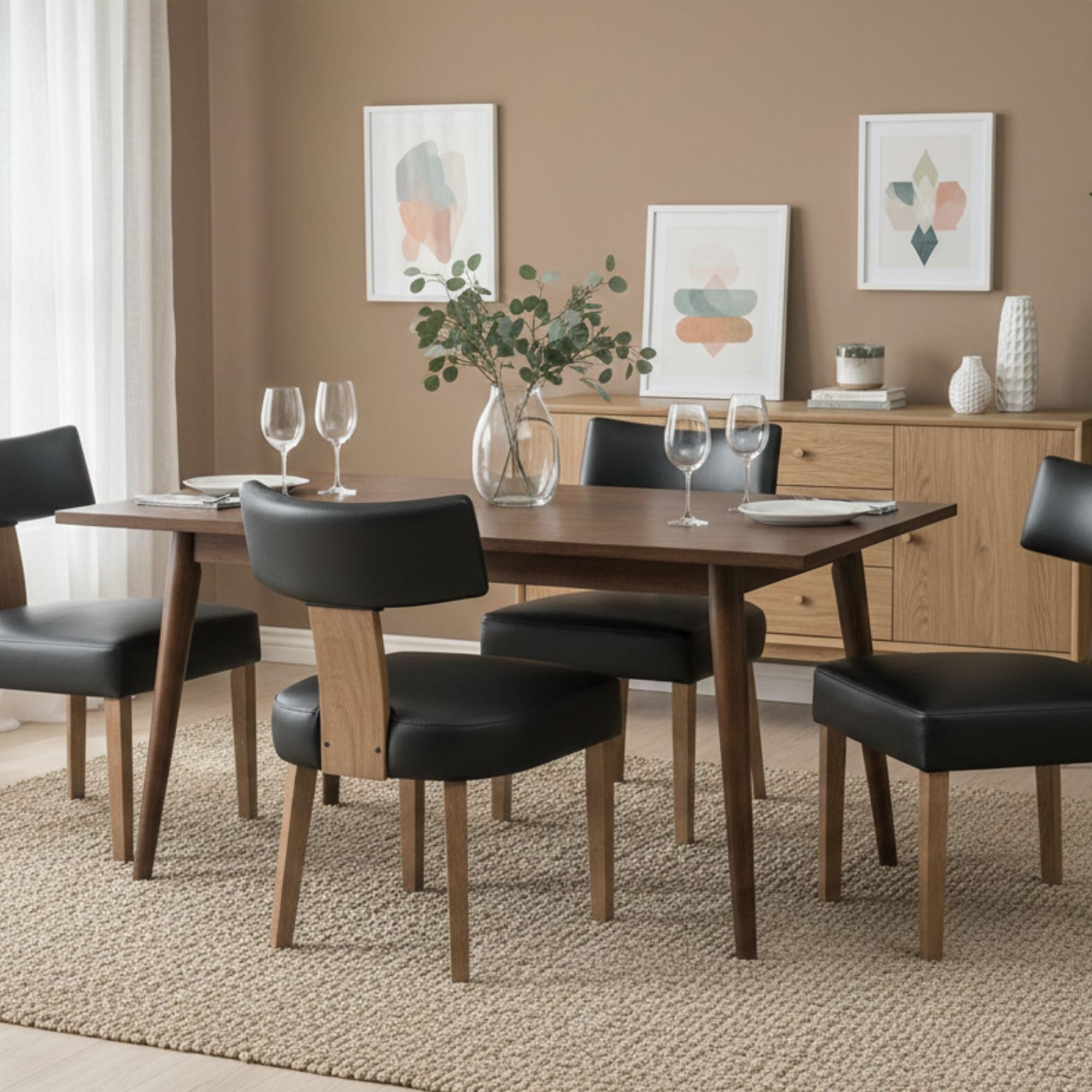 Klis Dining Chair in Black