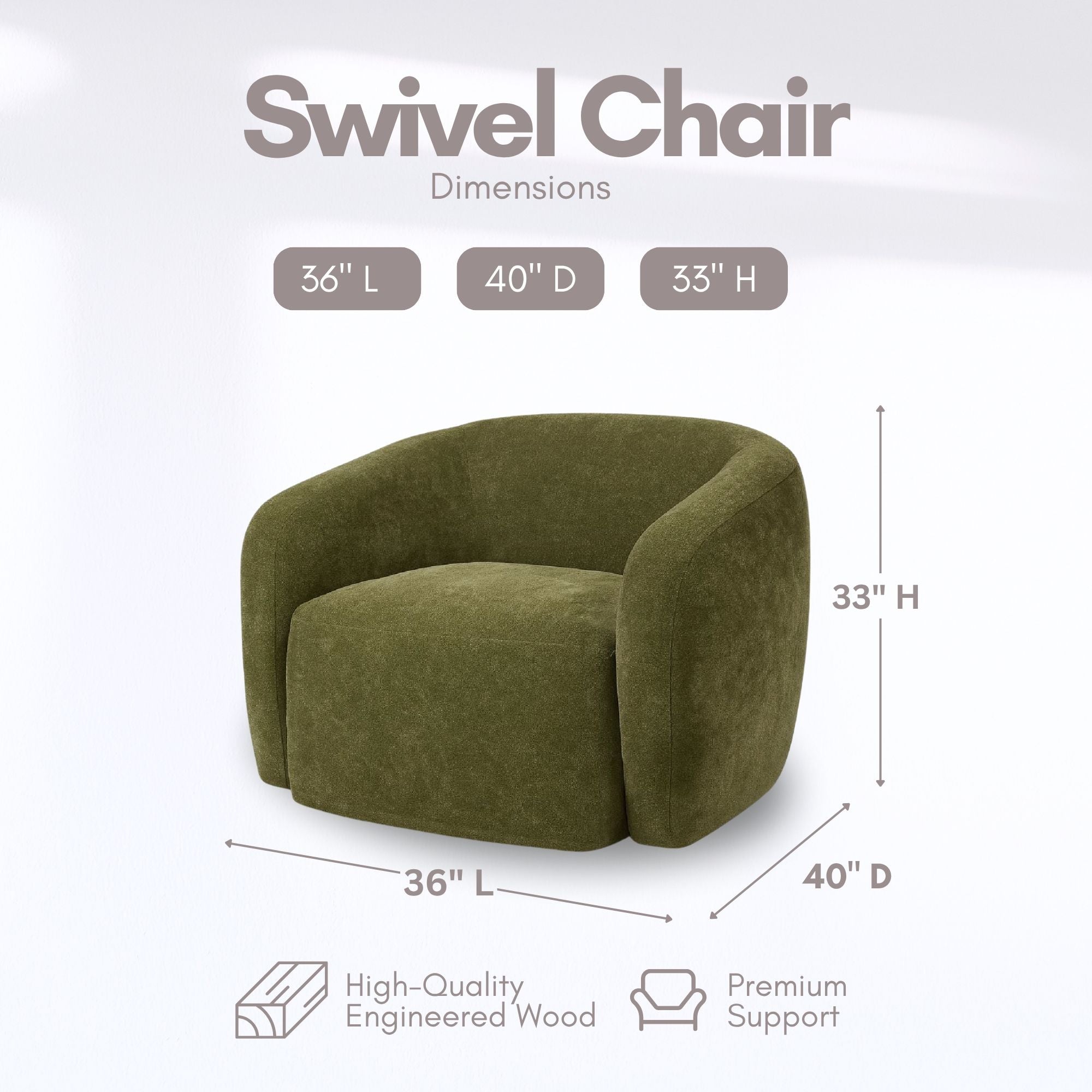 Canadian-made Bristol Modern Accent Chair