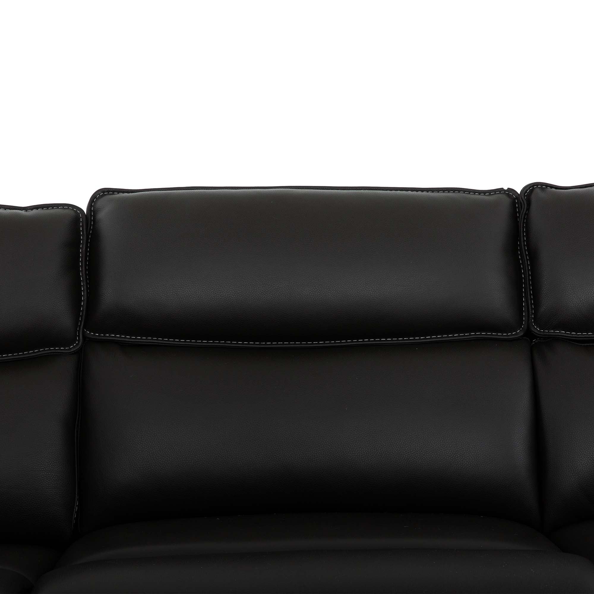 Knox 6-Piece Leather Power Reclining Sectional