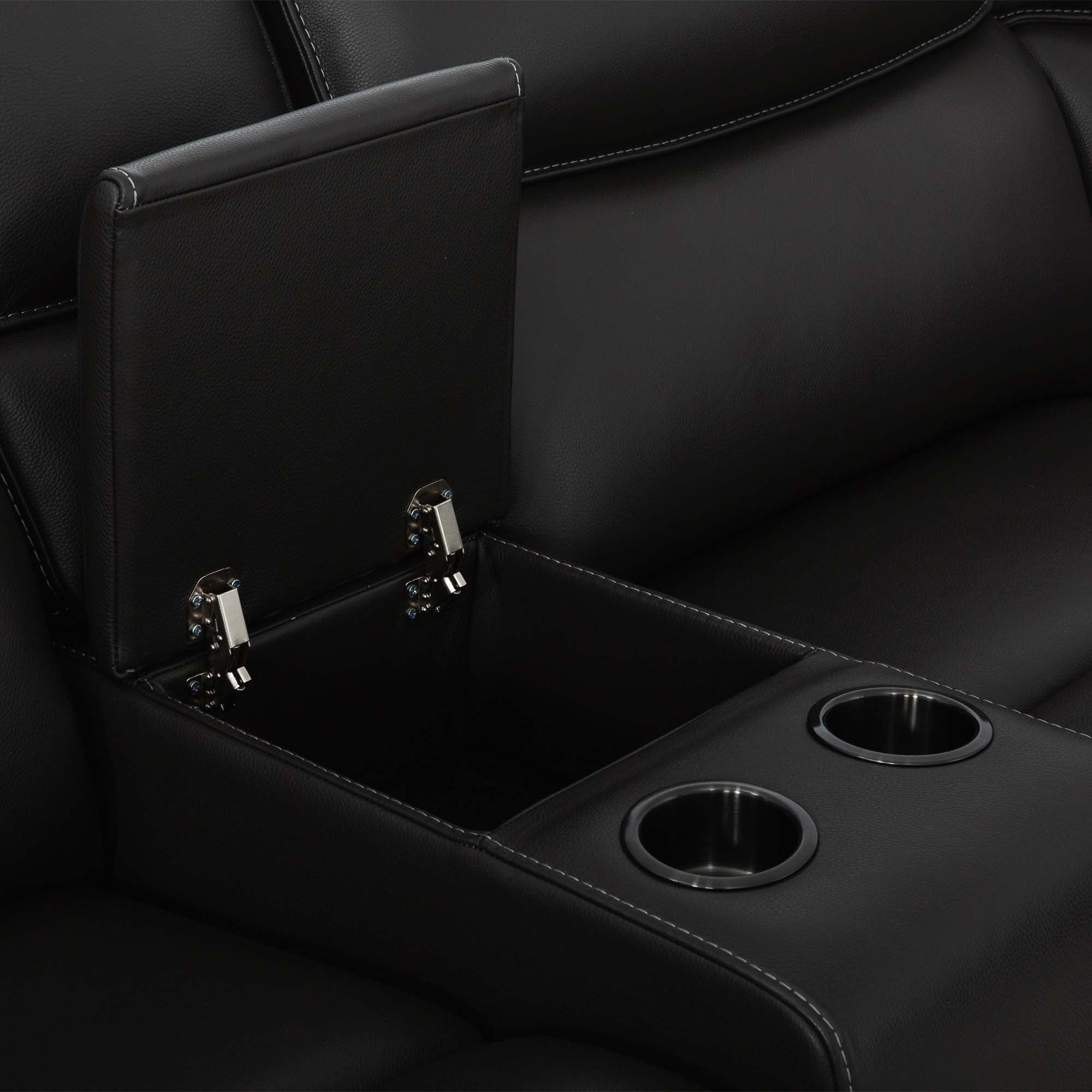 Knox 6-Piece Leather Power Reclining Sectional