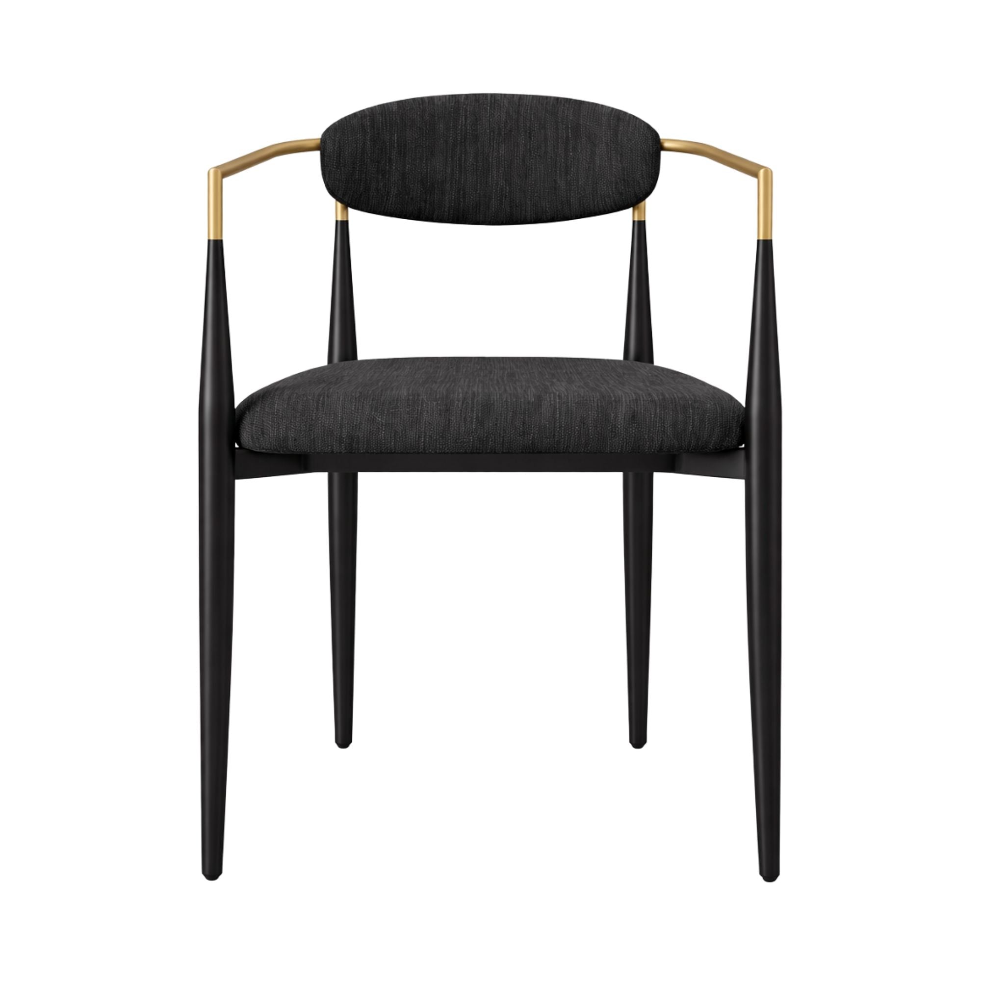 Kodi Arm Dining Chair in Black (Set of 2) | CastleUp Experience Centre Online Furniture