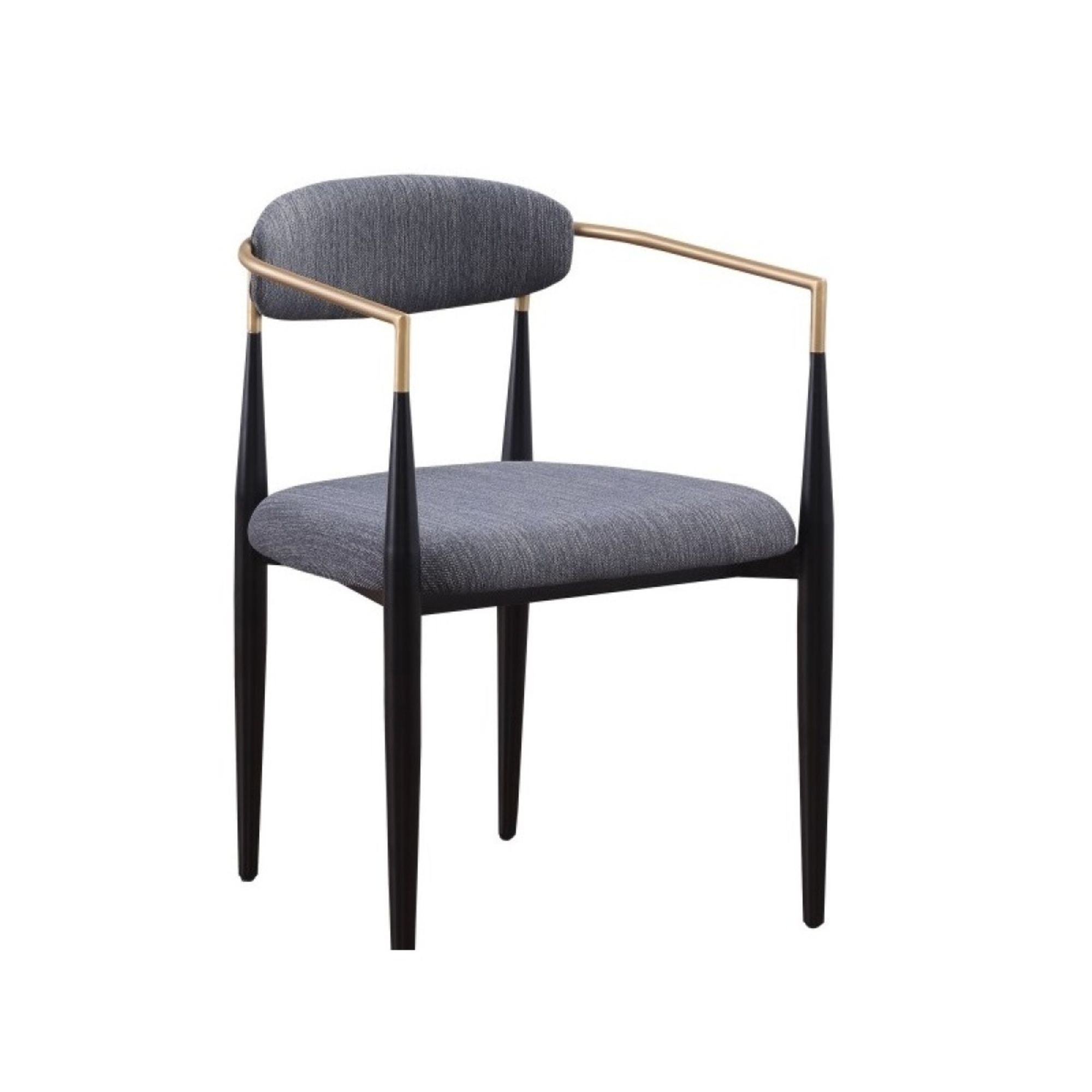 Kodi Arm Dining Chair Set in Grey (Set of 2) | CastleUp Experience Centre Online Furniture
