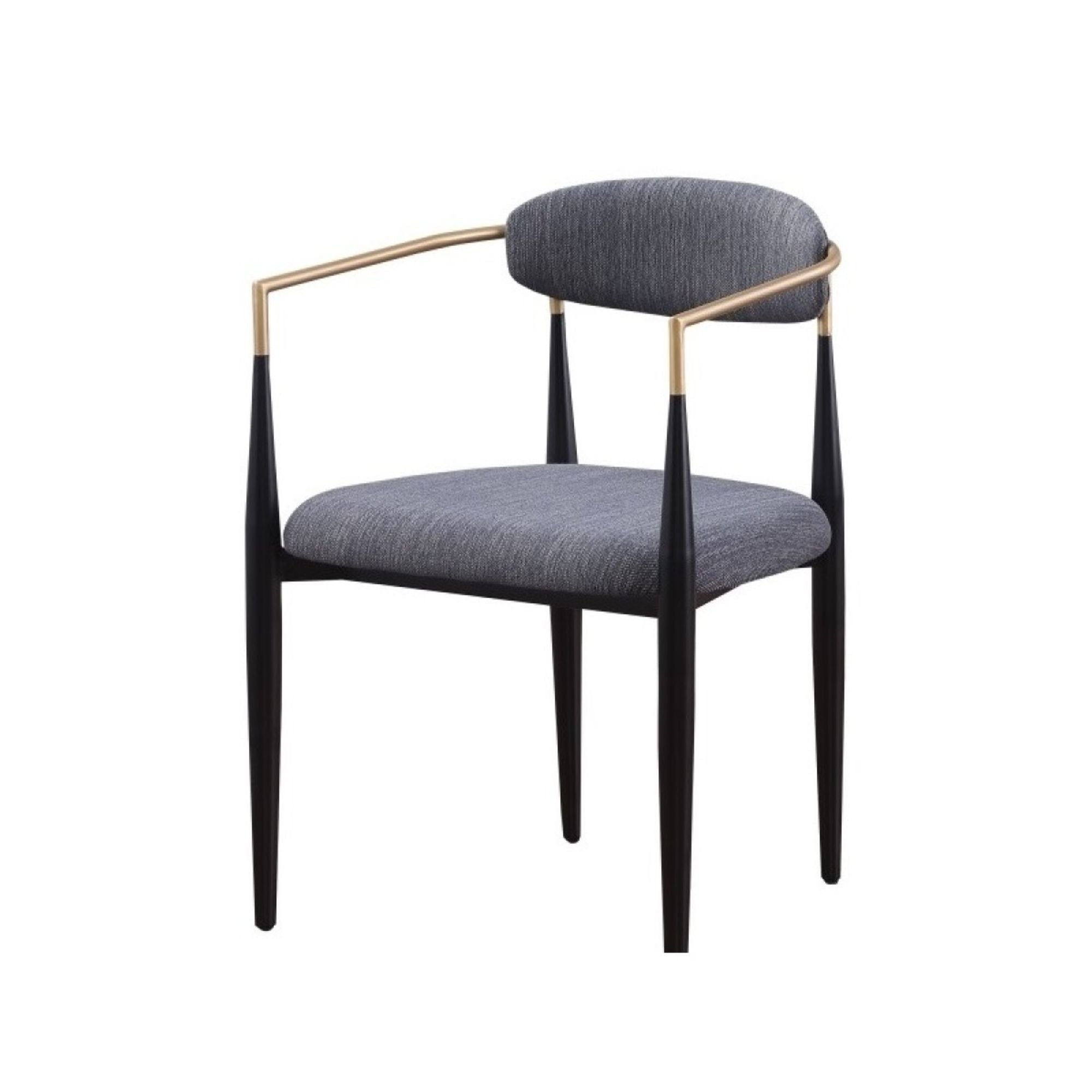 Kodi Arm Dining Chair Set in Grey (Set of 2) | CastleUp Experience Centre Online Furniture