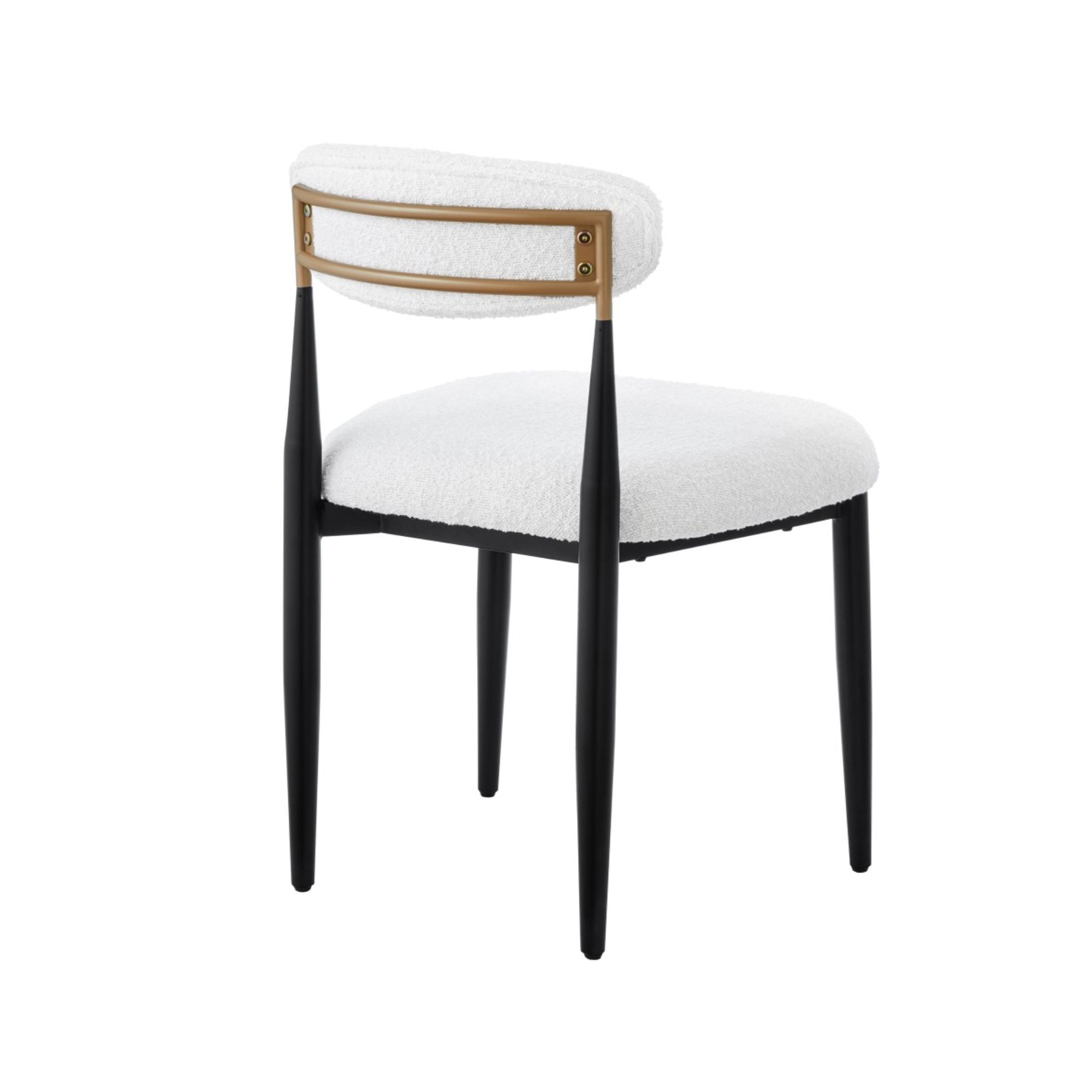 Kodi Dining Chair Set in White (Set of 2) | CastleUp Experience Centre Online Furniture
