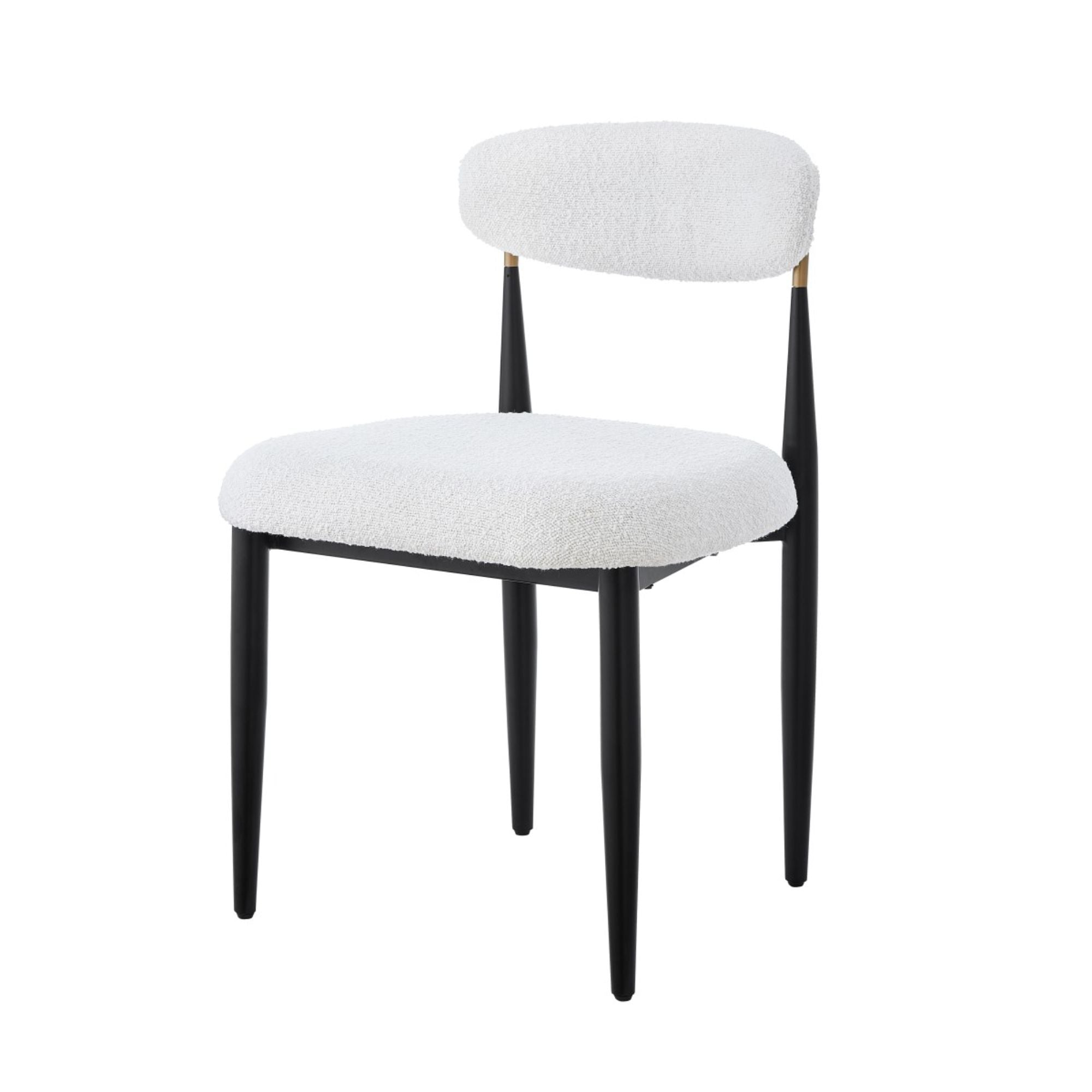 Kodi Dining Chair Set in White (Set of 2) | CastleUp Experience Centre Online Furniture