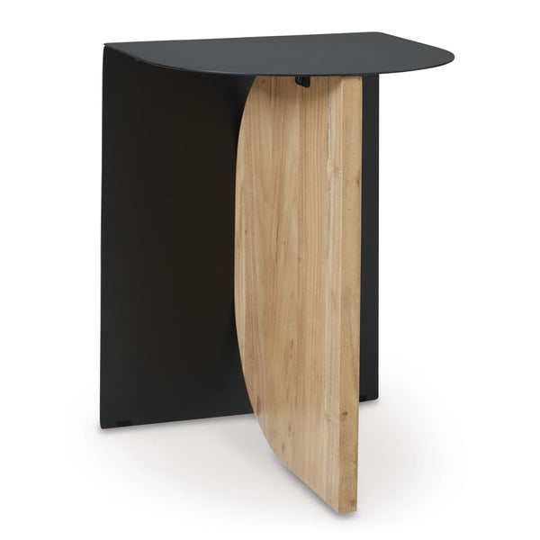 Ladgate Accent Table Wood and Metal | CastleUp Experience Centre Online Furniture