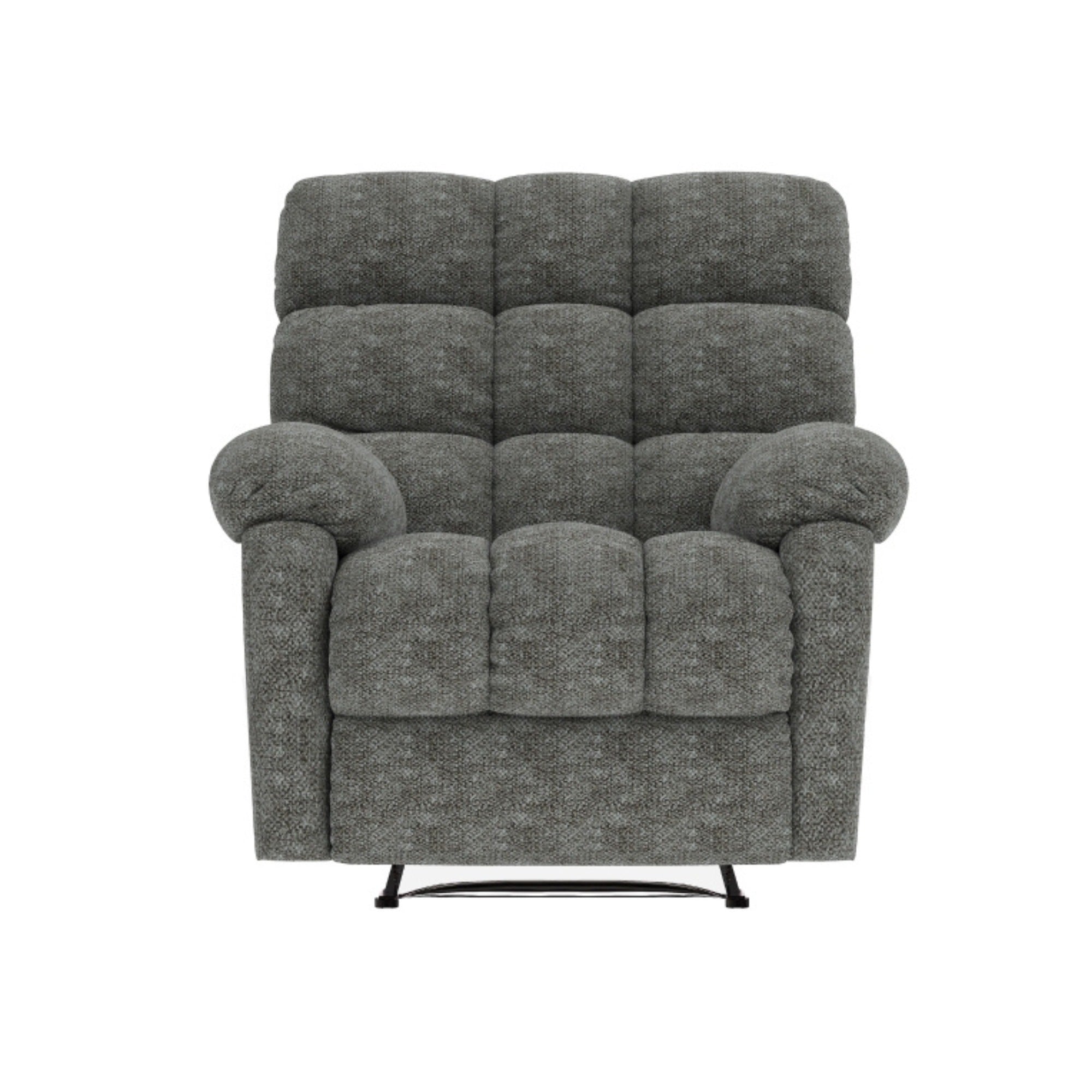Lancaster Reclining Chair Grey Chenille