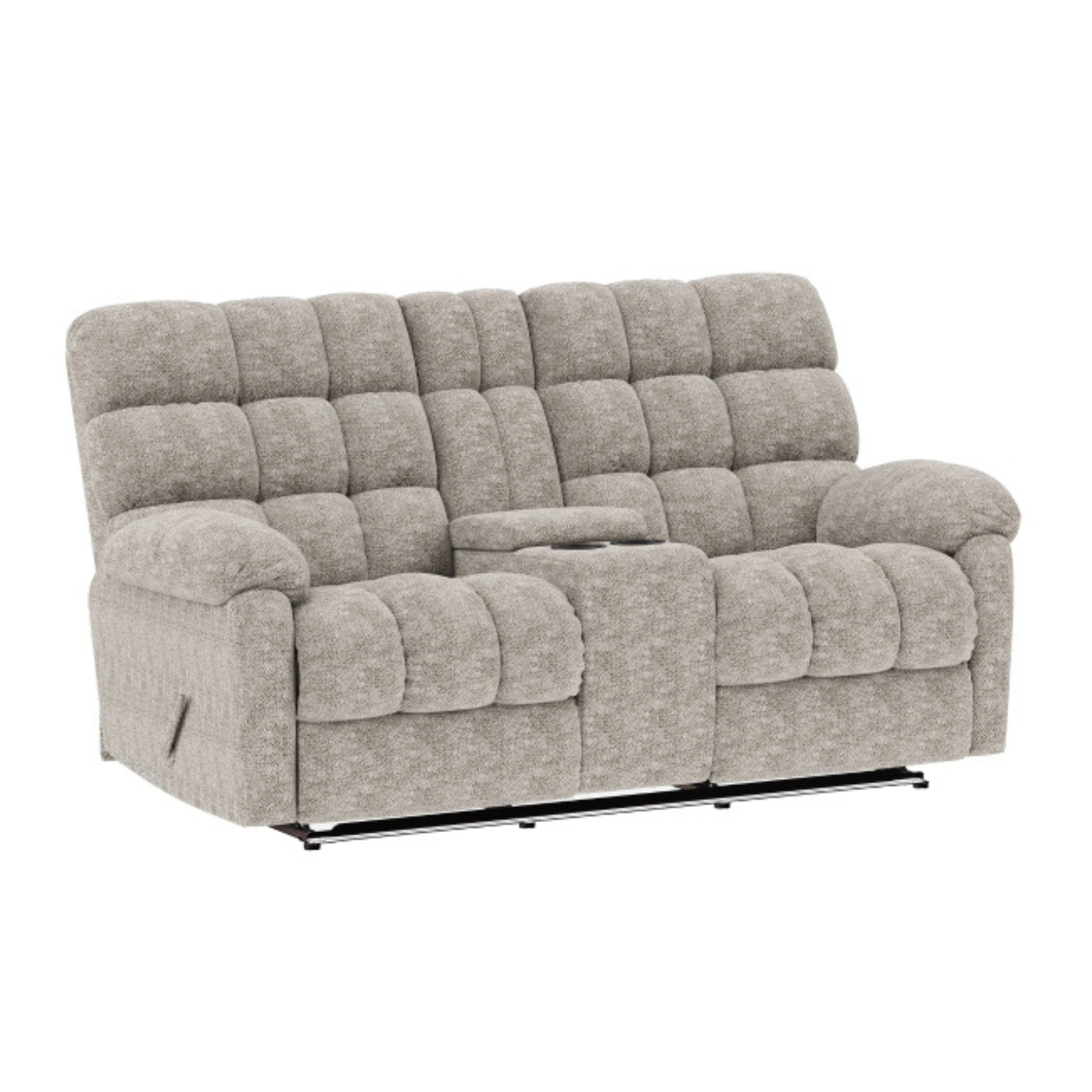 Lancaster Reclining Upholstery Set Beige Chenille