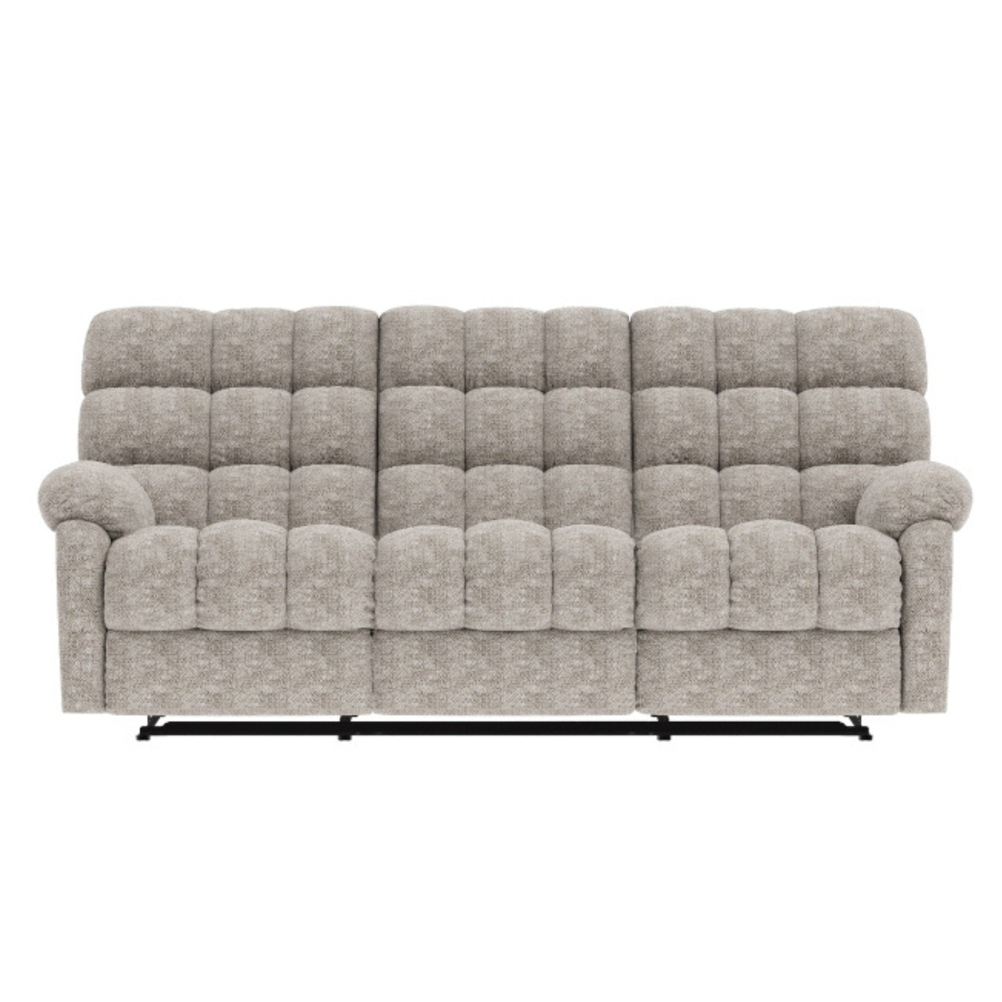 Lancaster Reclining Upholstery Set Beige Chenille