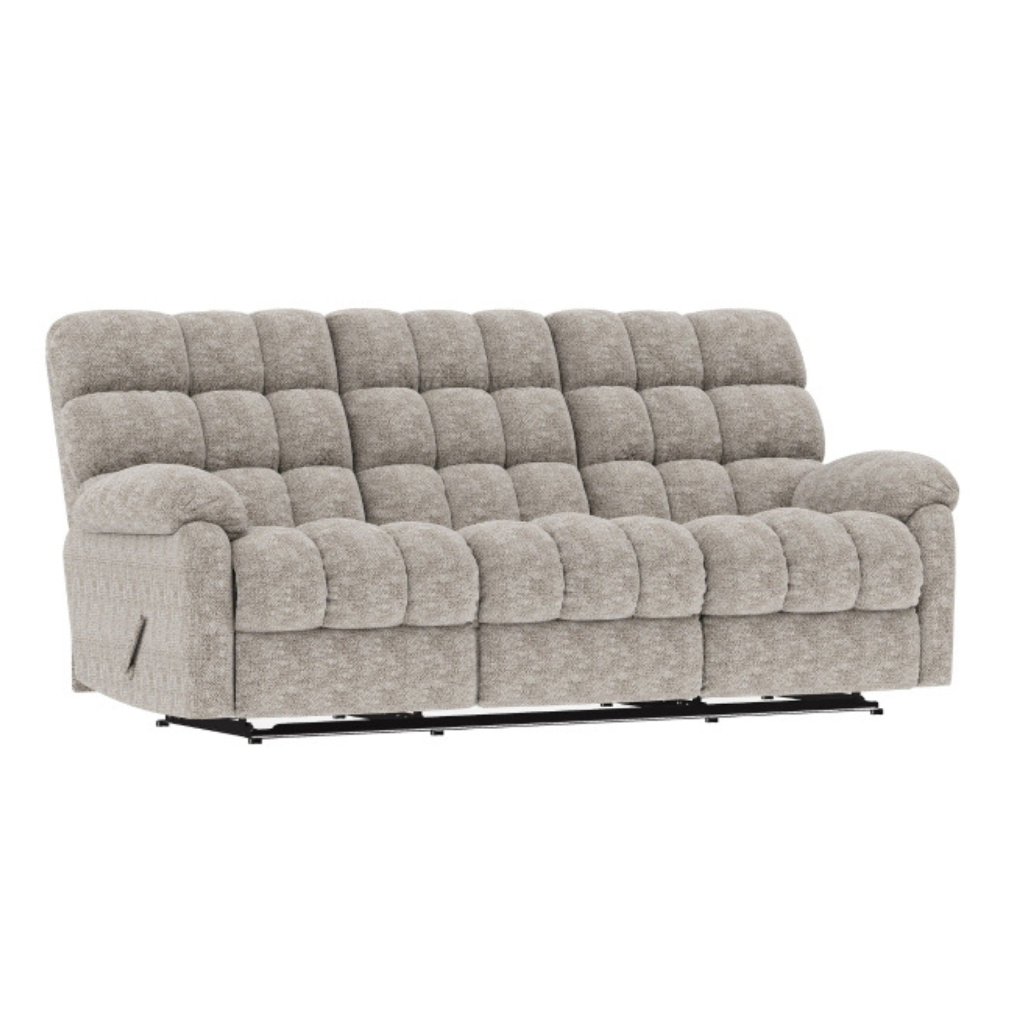 Lancaster Reclining Upholstery Set Beige Chenille