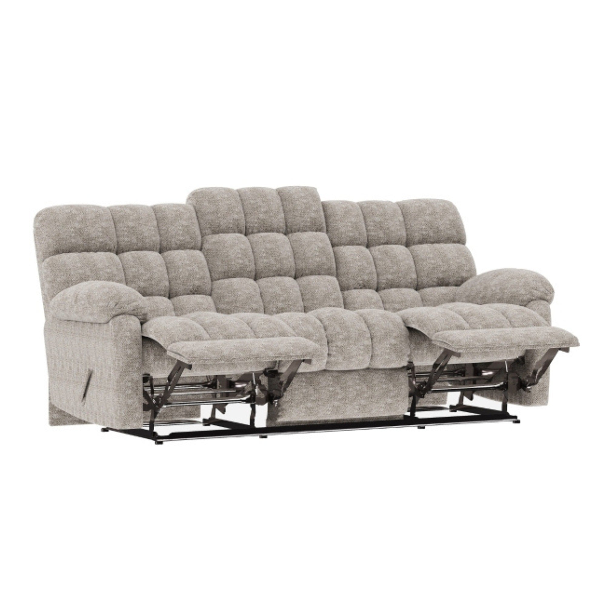 Lancaster Reclining Upholstery Set Beige Chenille