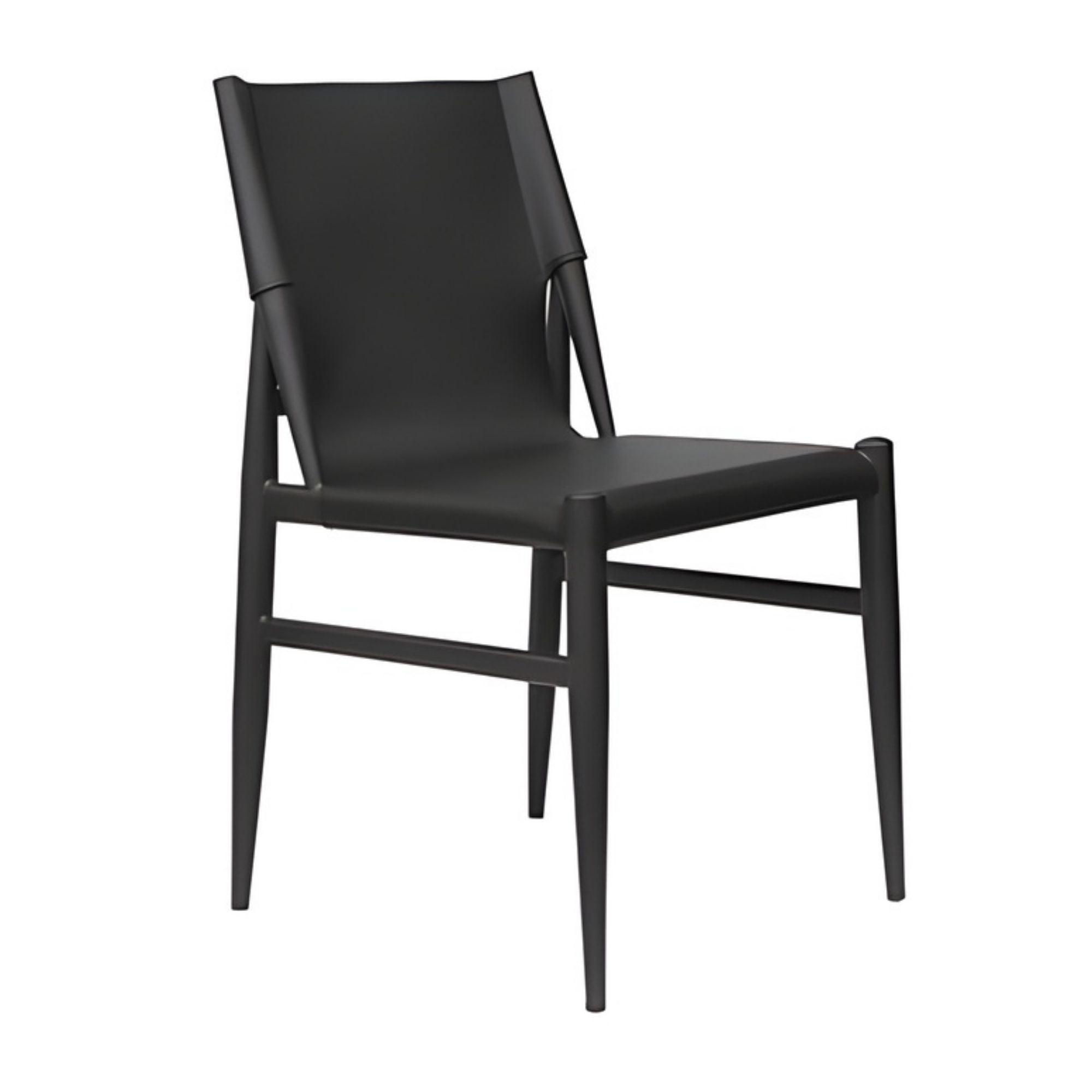 Leader Dining Chair in Black (Set of 2)