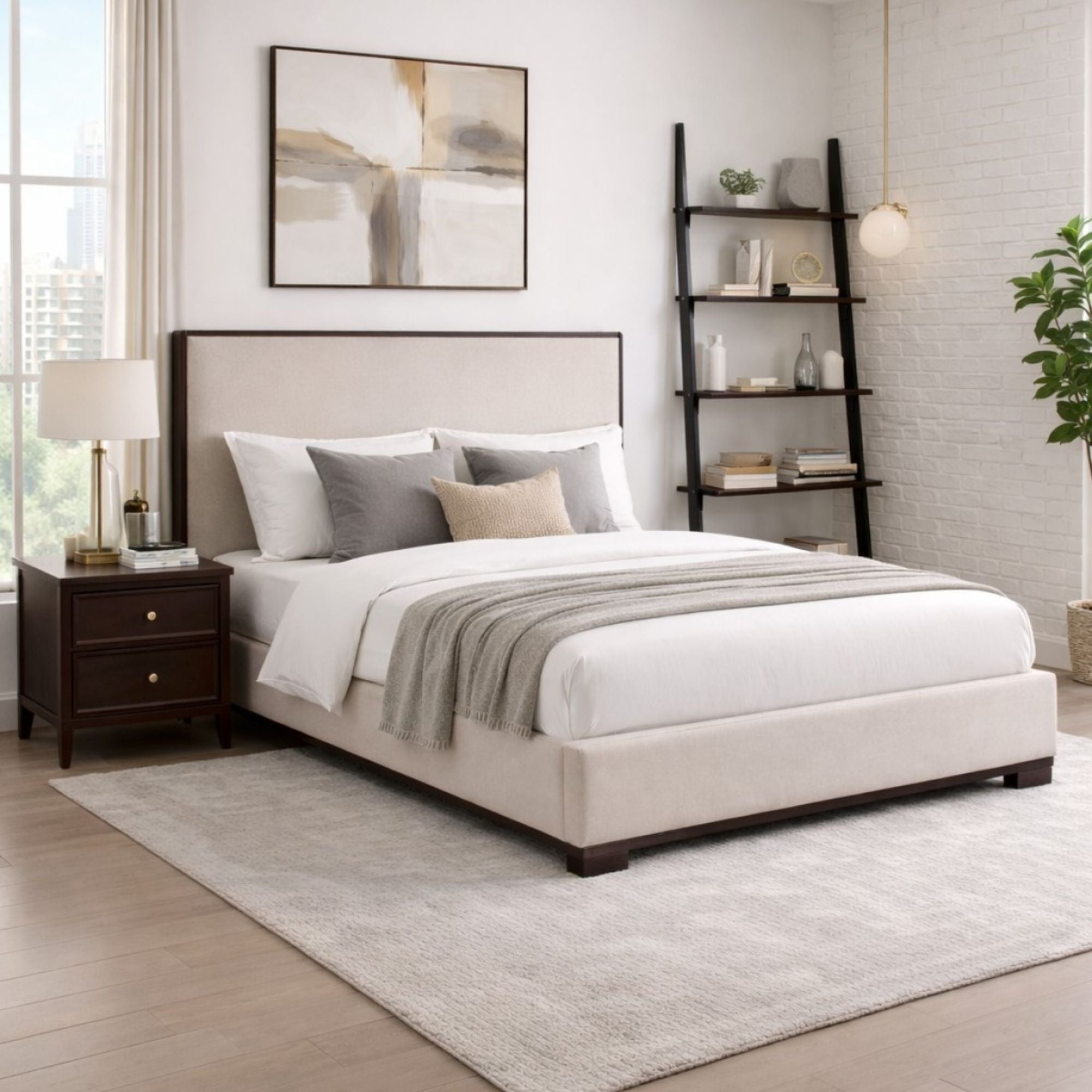 Lennox Modern Platform Bed | CastleUp Experience Centre Online Furniture