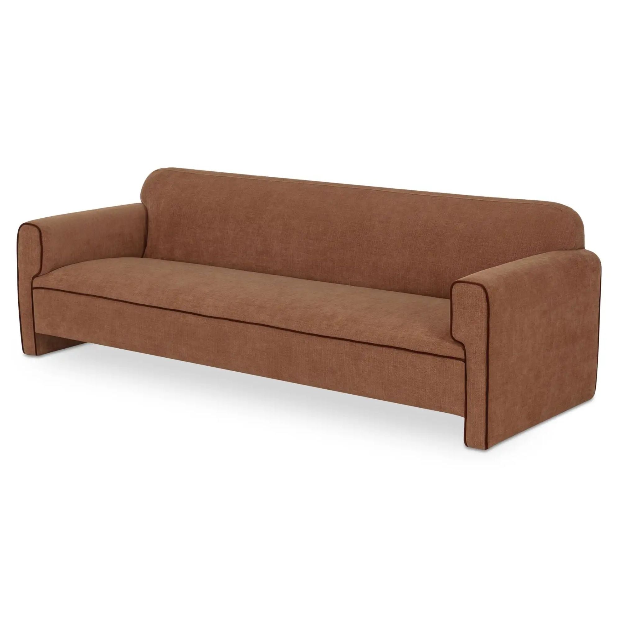 Moe's Home Leo Collection Sofa Light Brown | CastleUp Experience Centre Online Furniture