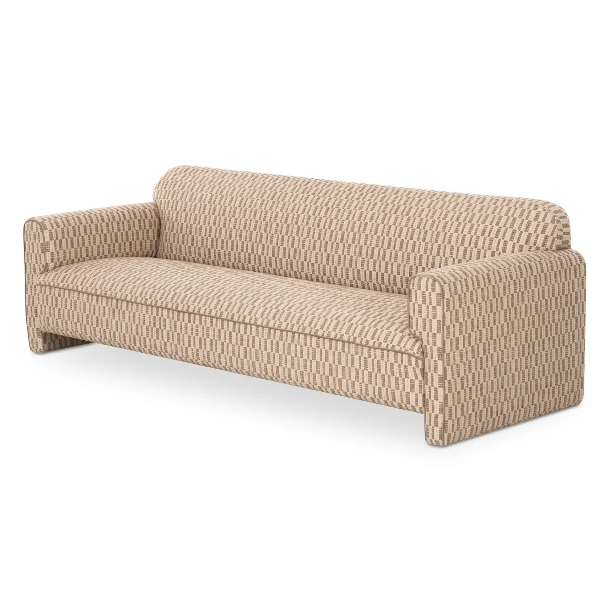 Moe's Home Leo Collection Sofa Taupe | CastleUp Experience Centre Online Furniture