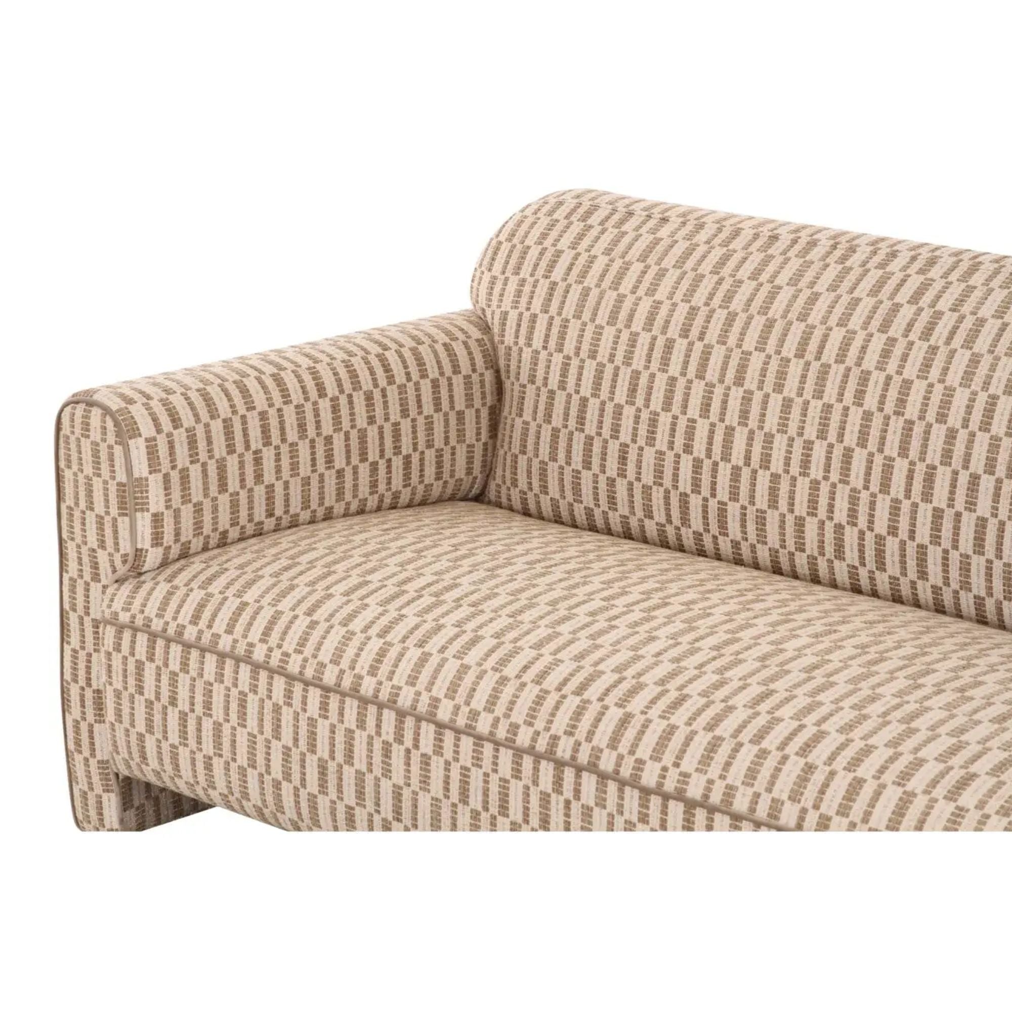 Moe's Home Leo Collection Sofa Taupe | CastleUp Experience Centre Online Furniture
