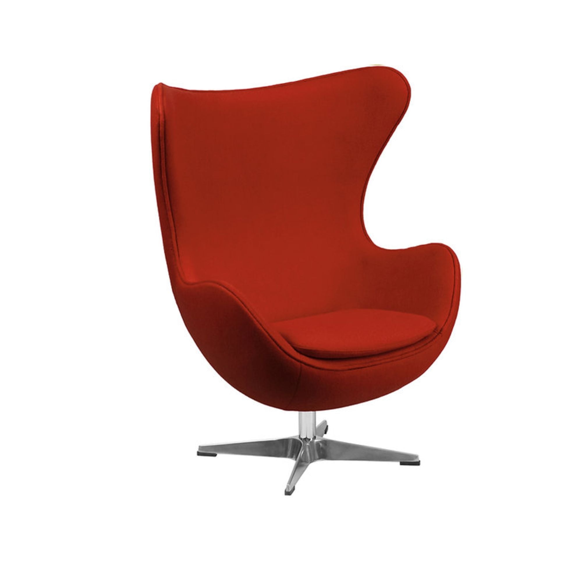 Lesley  Swivel Louge Chair Red  N4028 | CastleUp Experience Centre