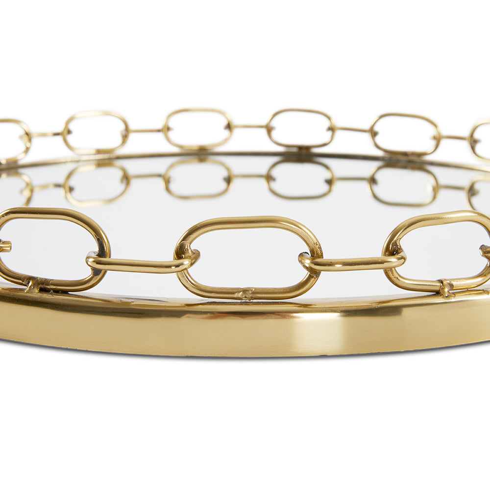 Lilou Chain Link Tray - 16".