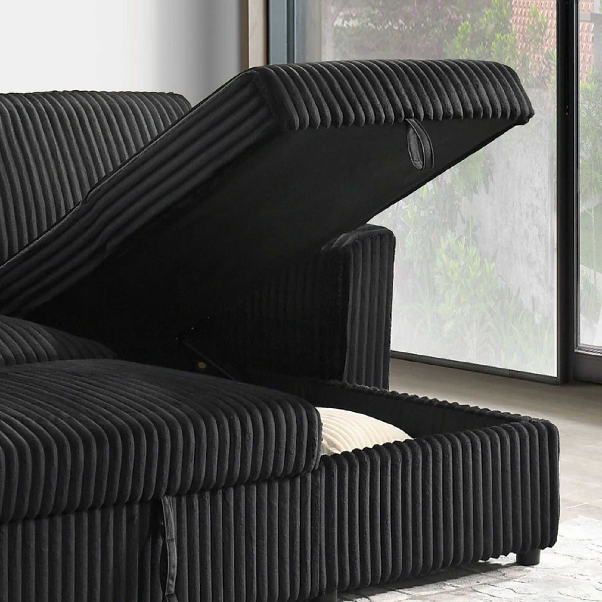 Lincon Reversible Chaise Sectional Bed | CastleUp Experience Centre
