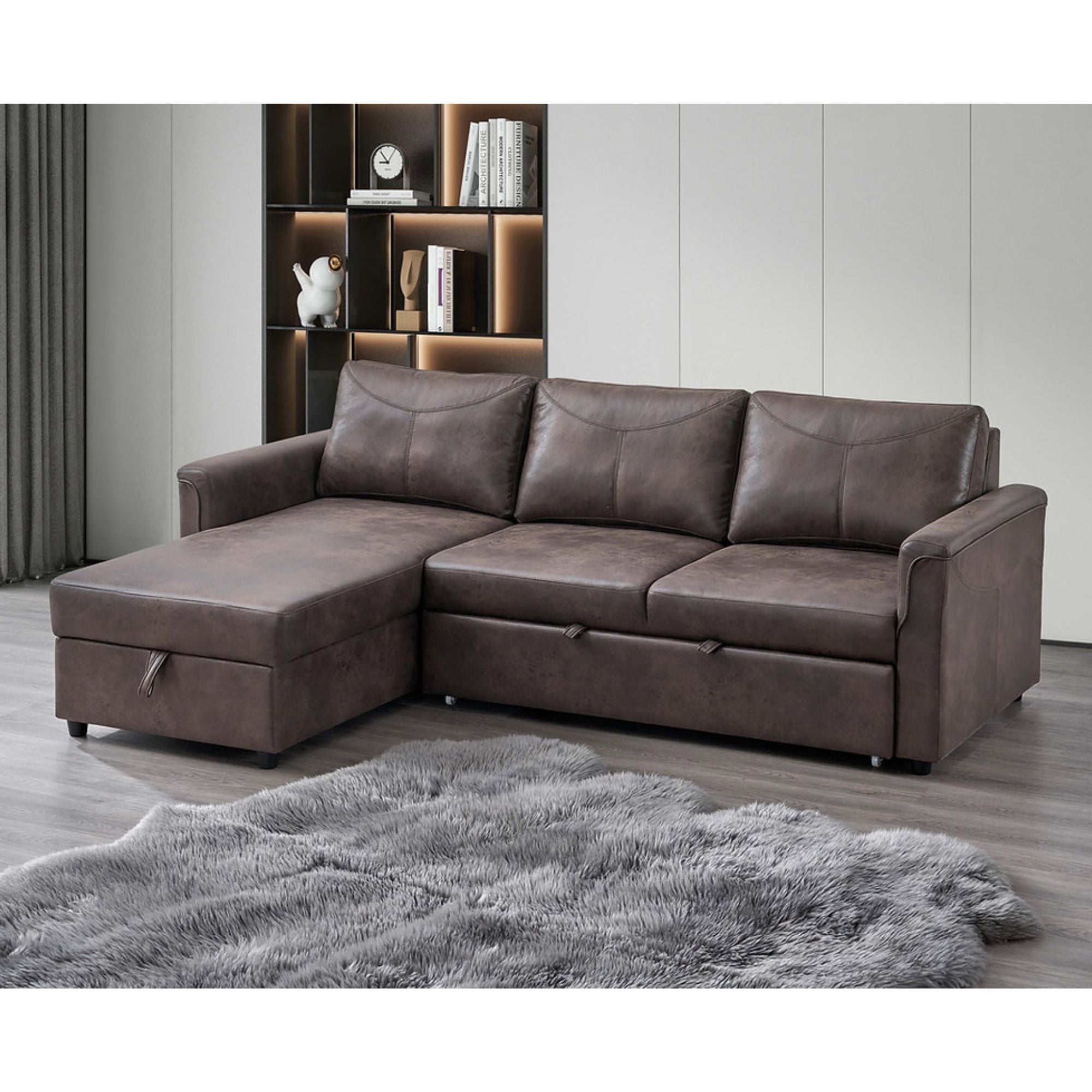 Atlas Storage Sectional Sleeper | CastleUp Experience Centre