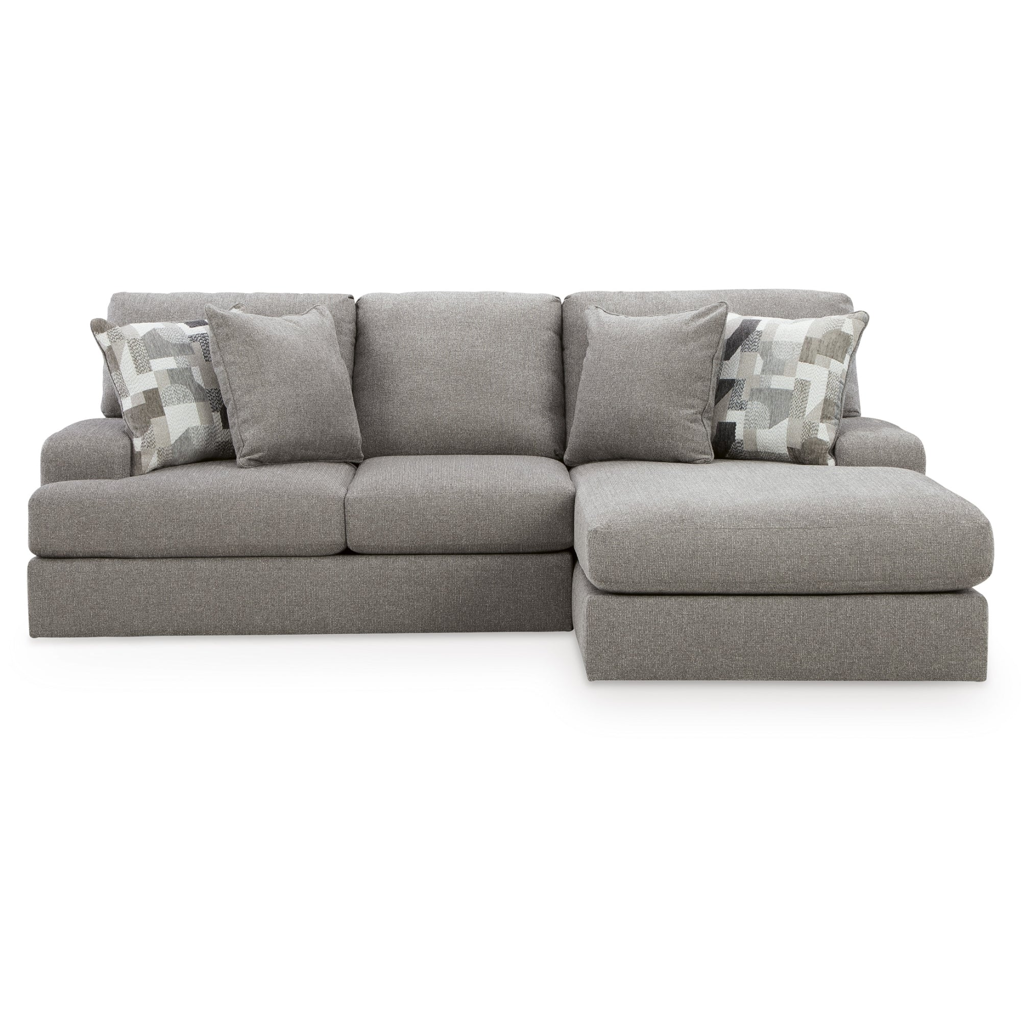 Lindon 2-Piece Sectional with Chaise in Smoke